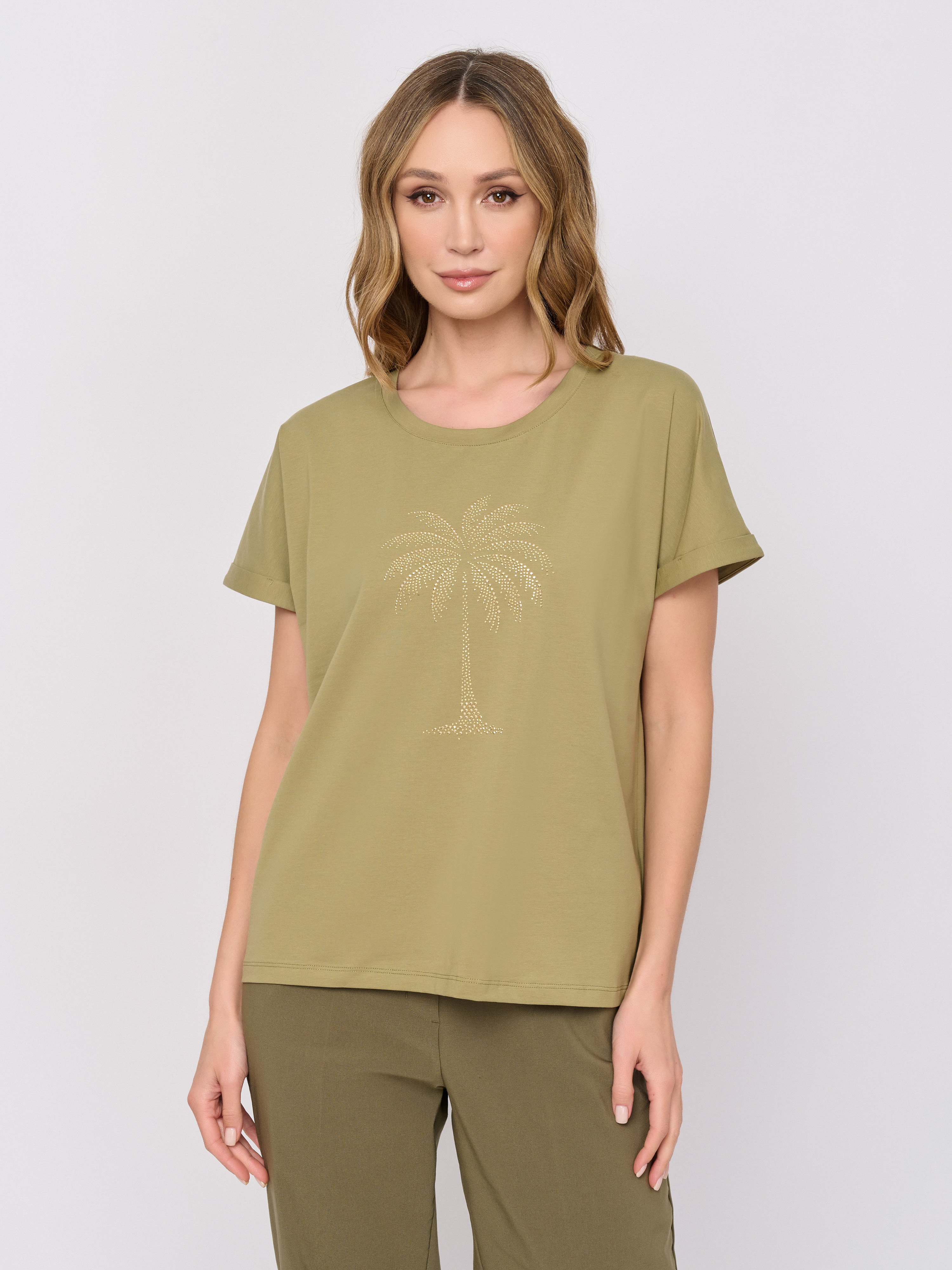 СTEJ987/м/26-01 Блузка тр. LEO & UGO