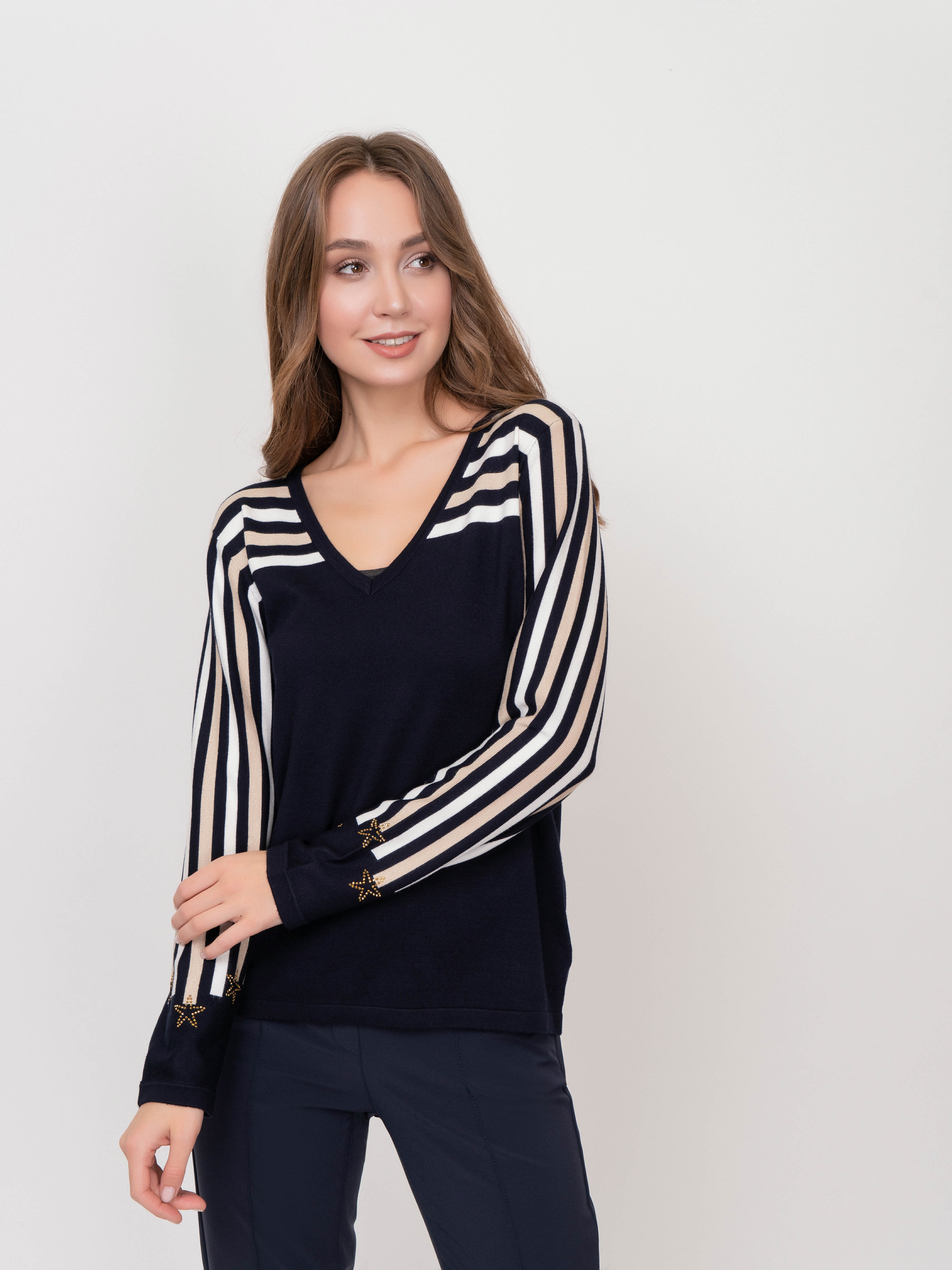 ЭAH553H20/20-02 Пуловер Leo&Ugo