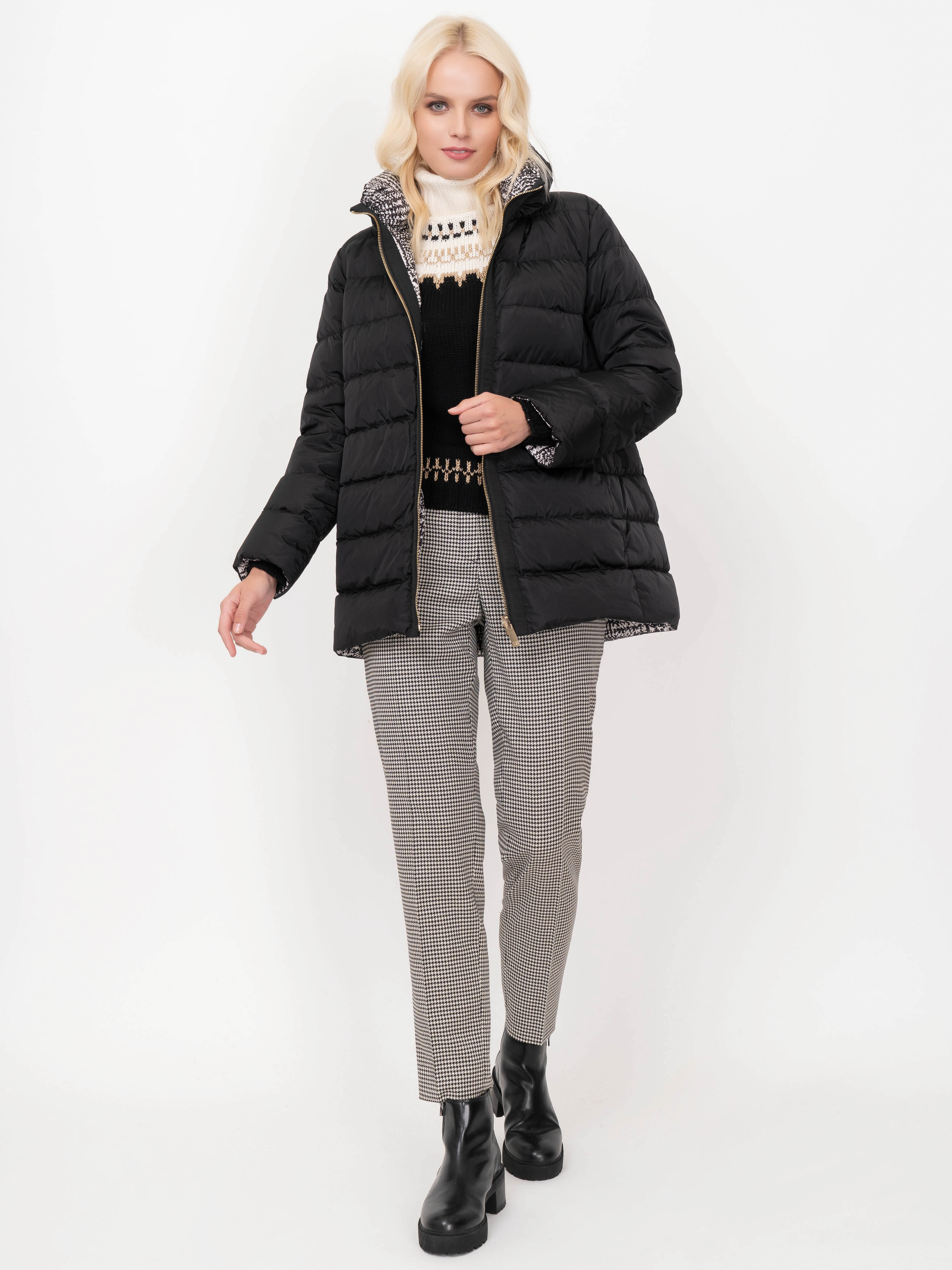 ЭSIRO/20-02 Куртка (пуховик) двухстор. Luisa Spagnoli