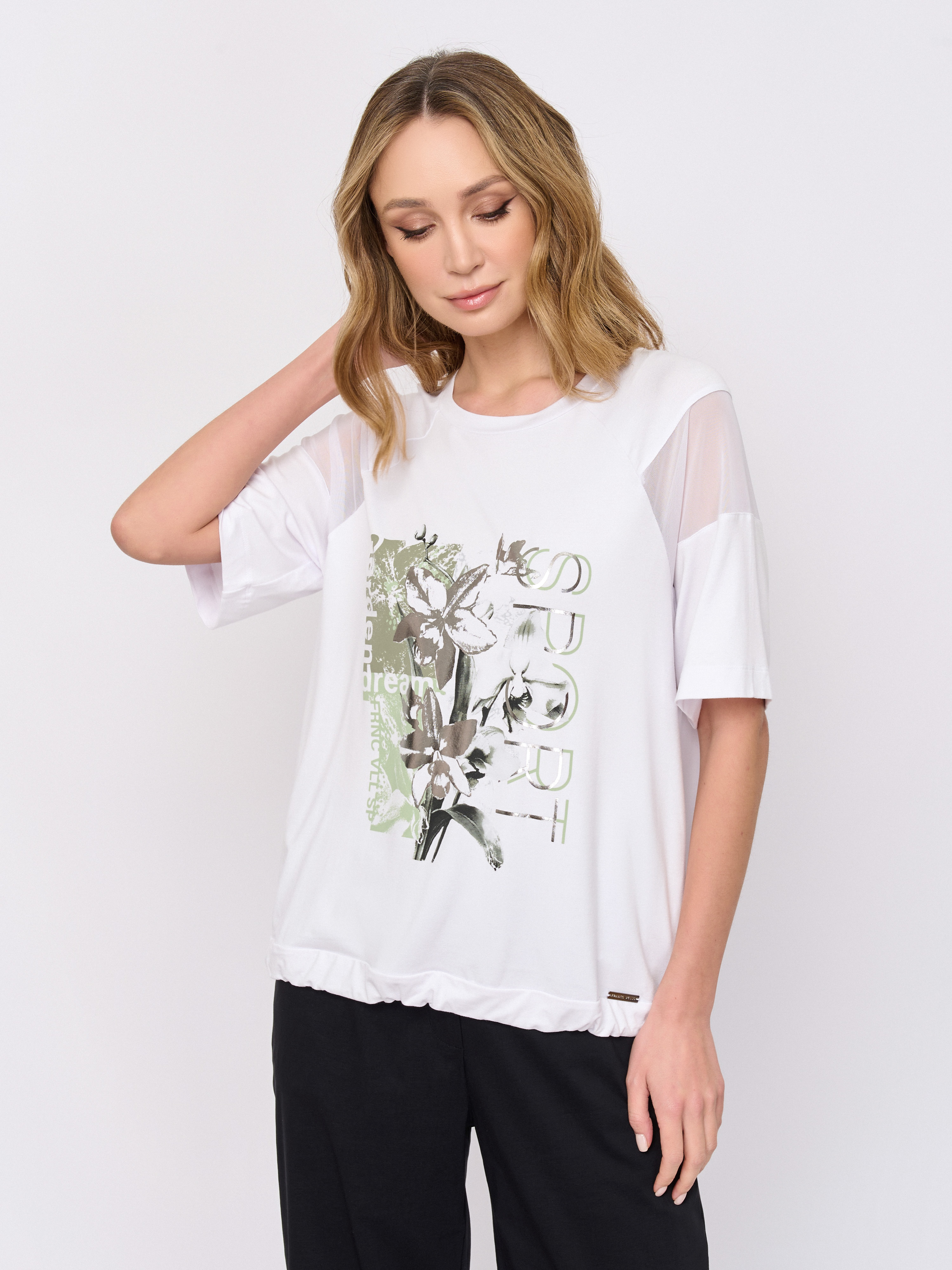 Э2244-126/м/26-01 Блузка тр. Franco Vello