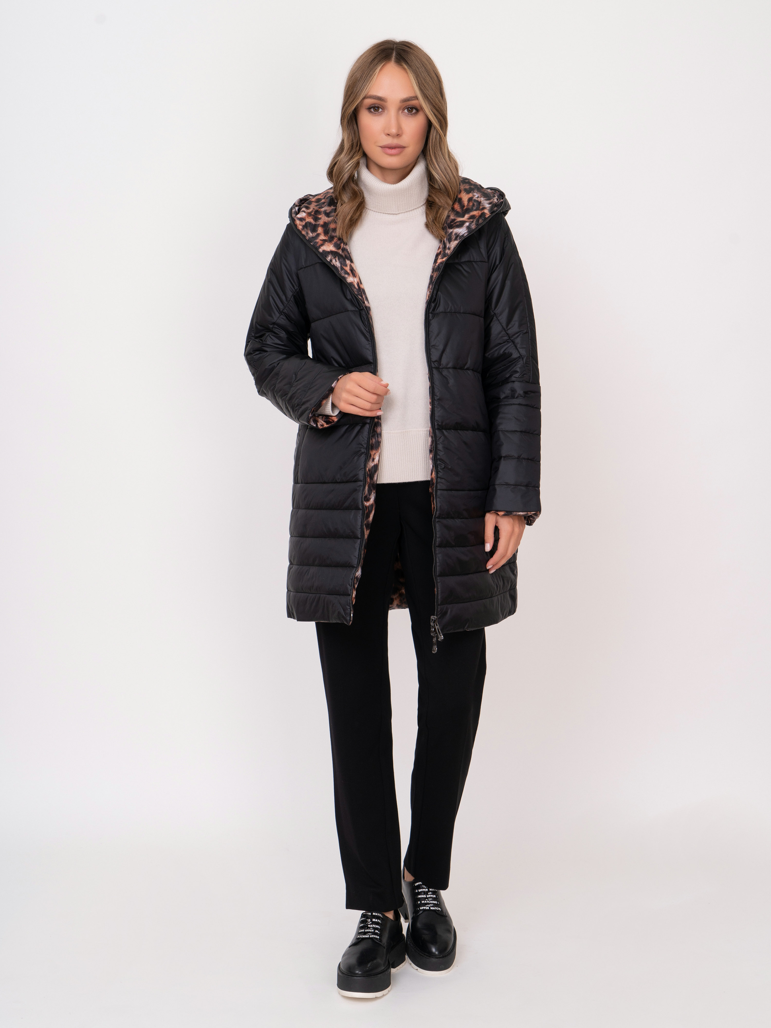 Э3178-222/м/21-02 Пальто утепленное Franco Vello