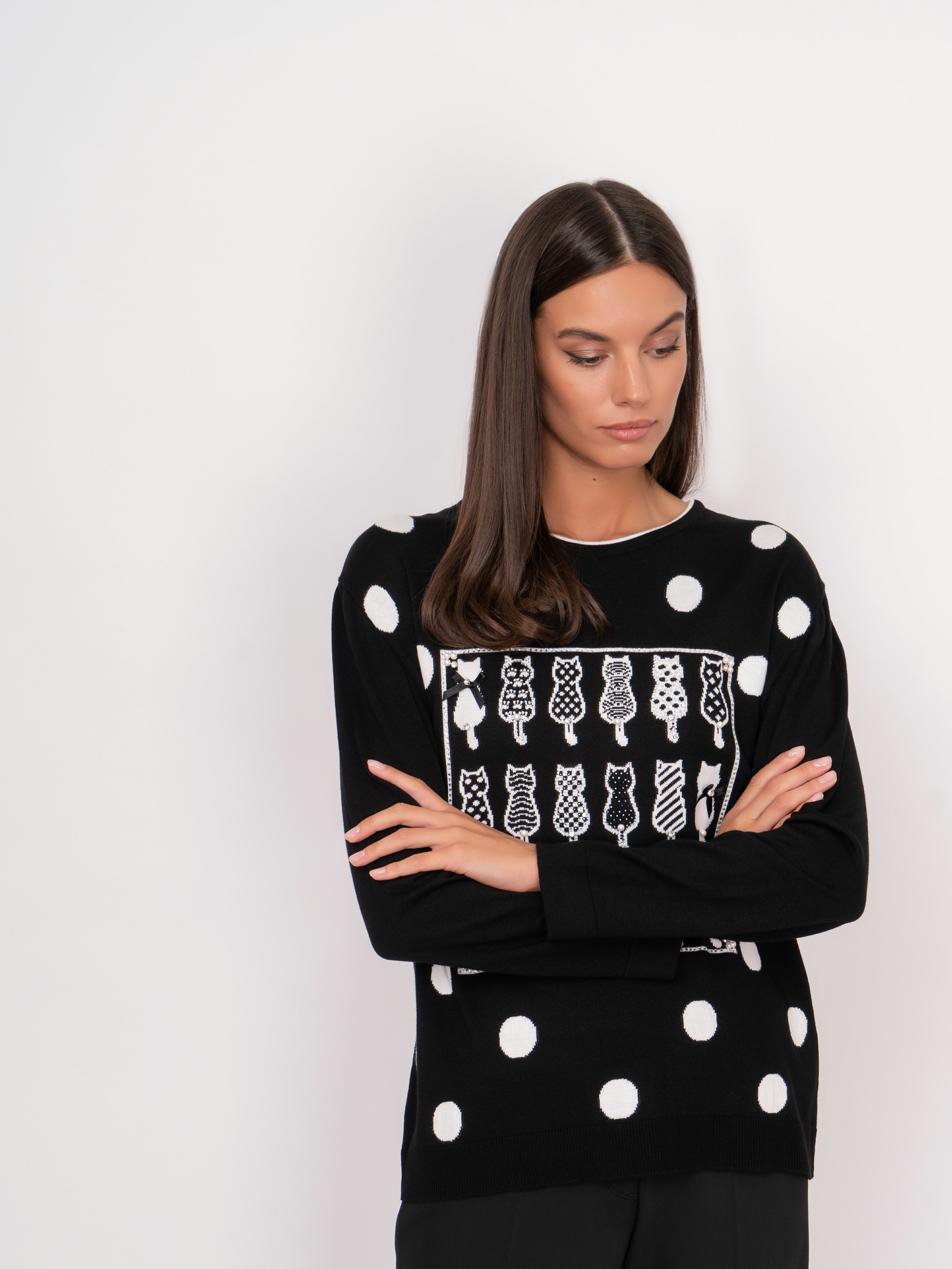 Э5348-223/22-02 Джемпер вязаный Franco Vello