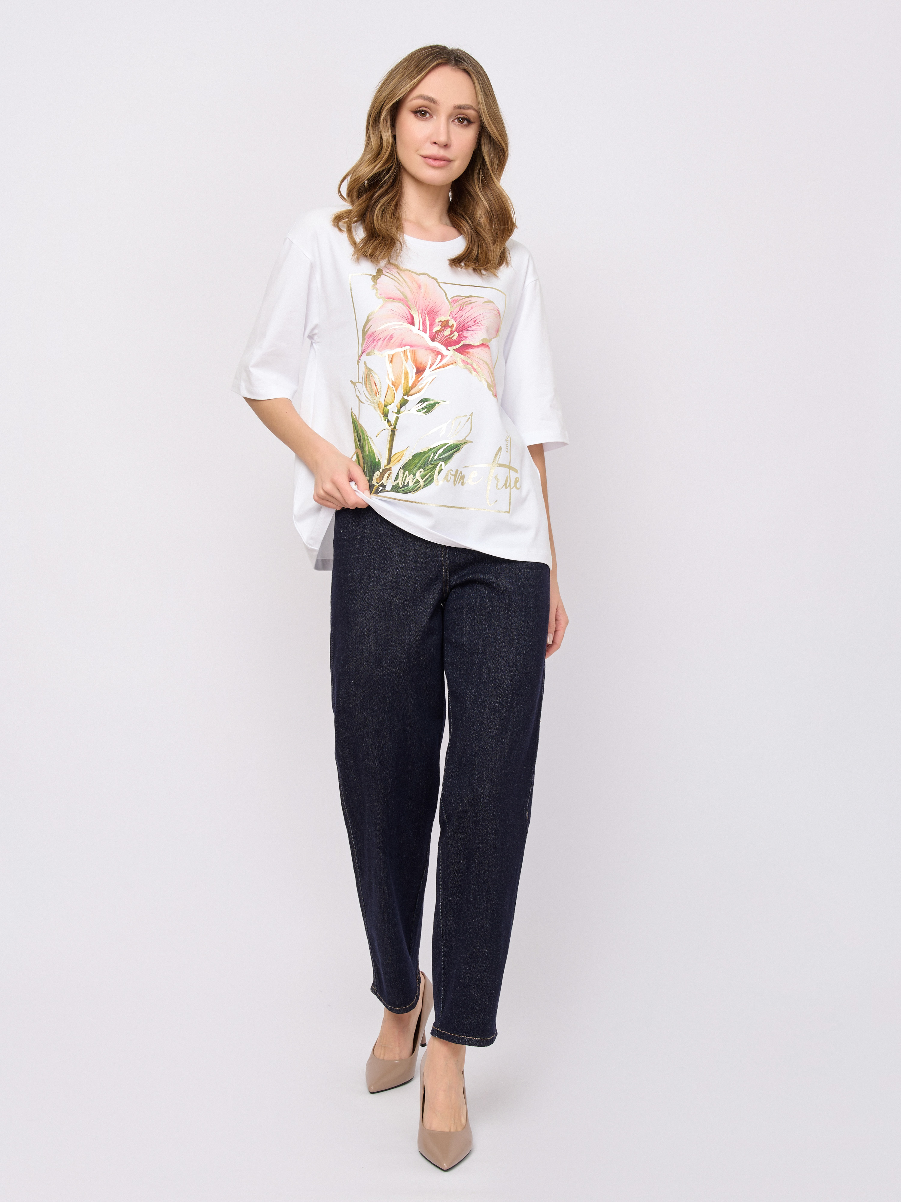 Э7914-126/м/26-01 Брюки джинсовые Franco Vello