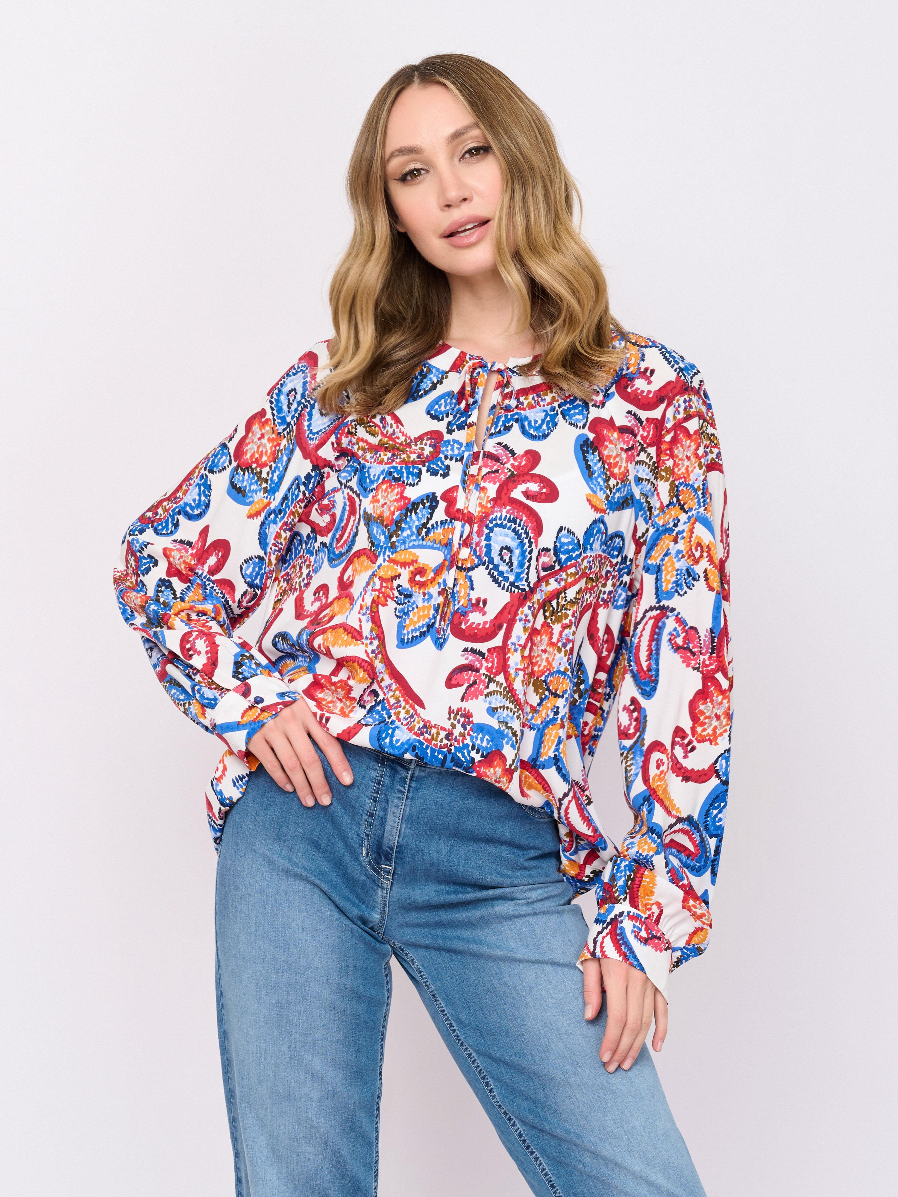 Э660619-21123/м/25-01 Блузка Samoon