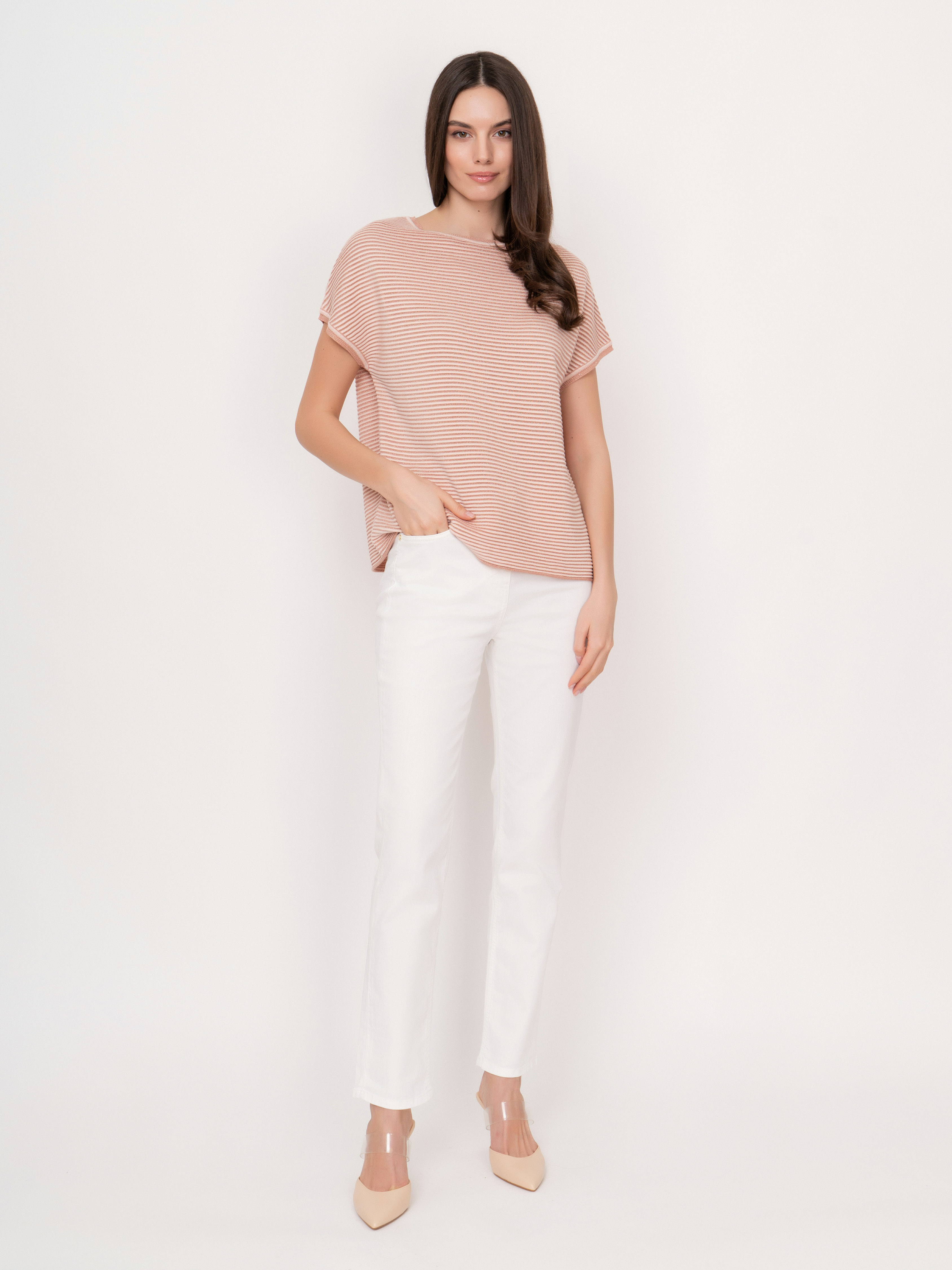 ЭANNUALI/22-01 Брюки джинсовые Luisa Spagnoli