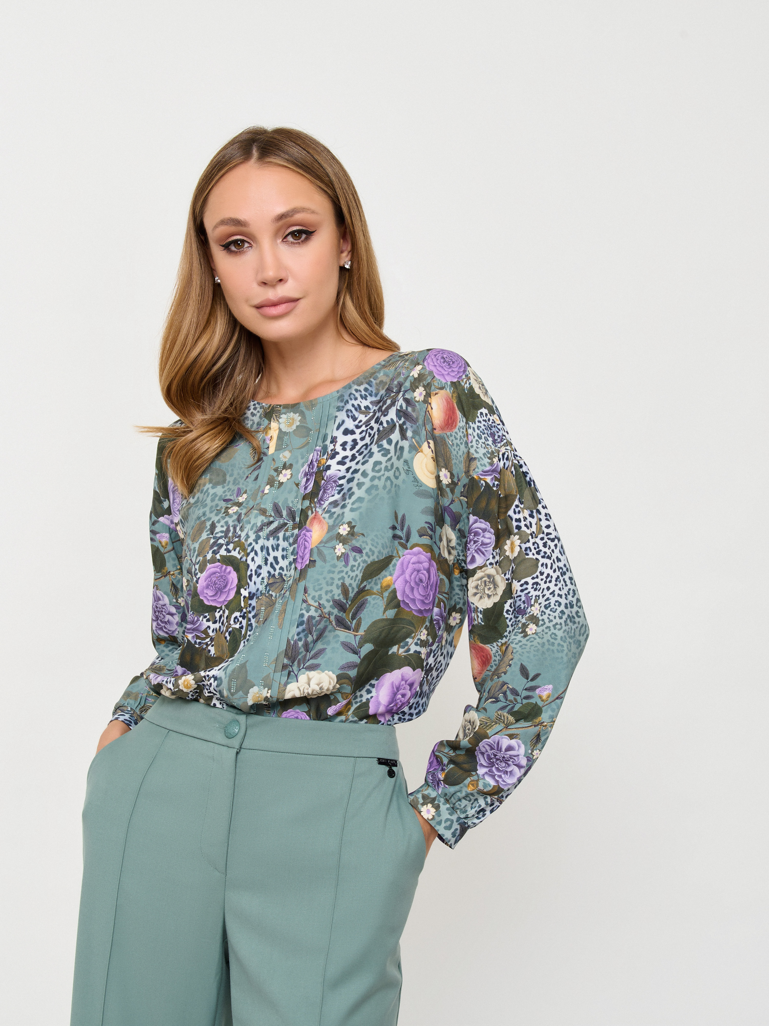 Э6C111/м/24-02 Блузка Elisa Fanti