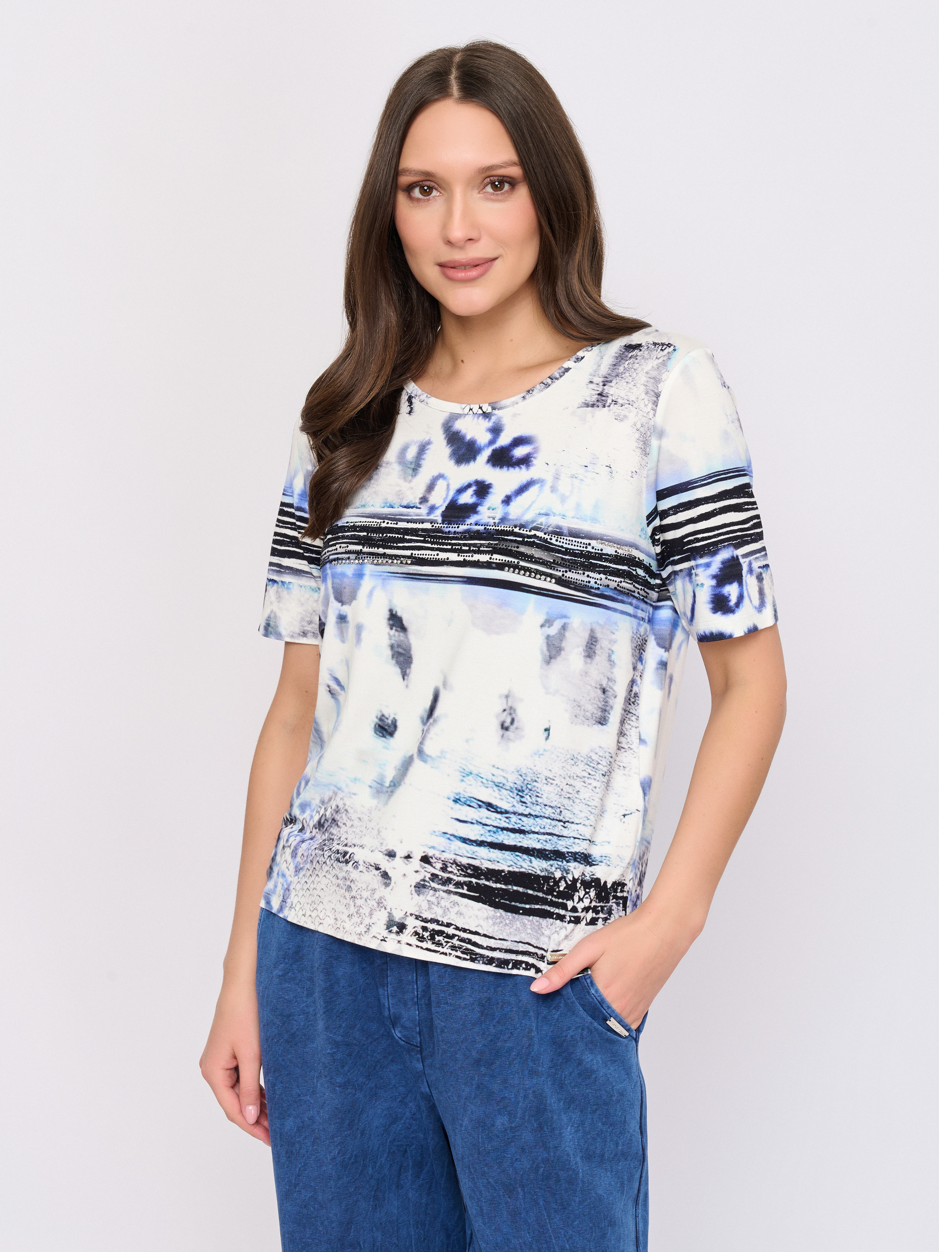 Э2263-126/м/26-01 Блузка тр. Franco Vello