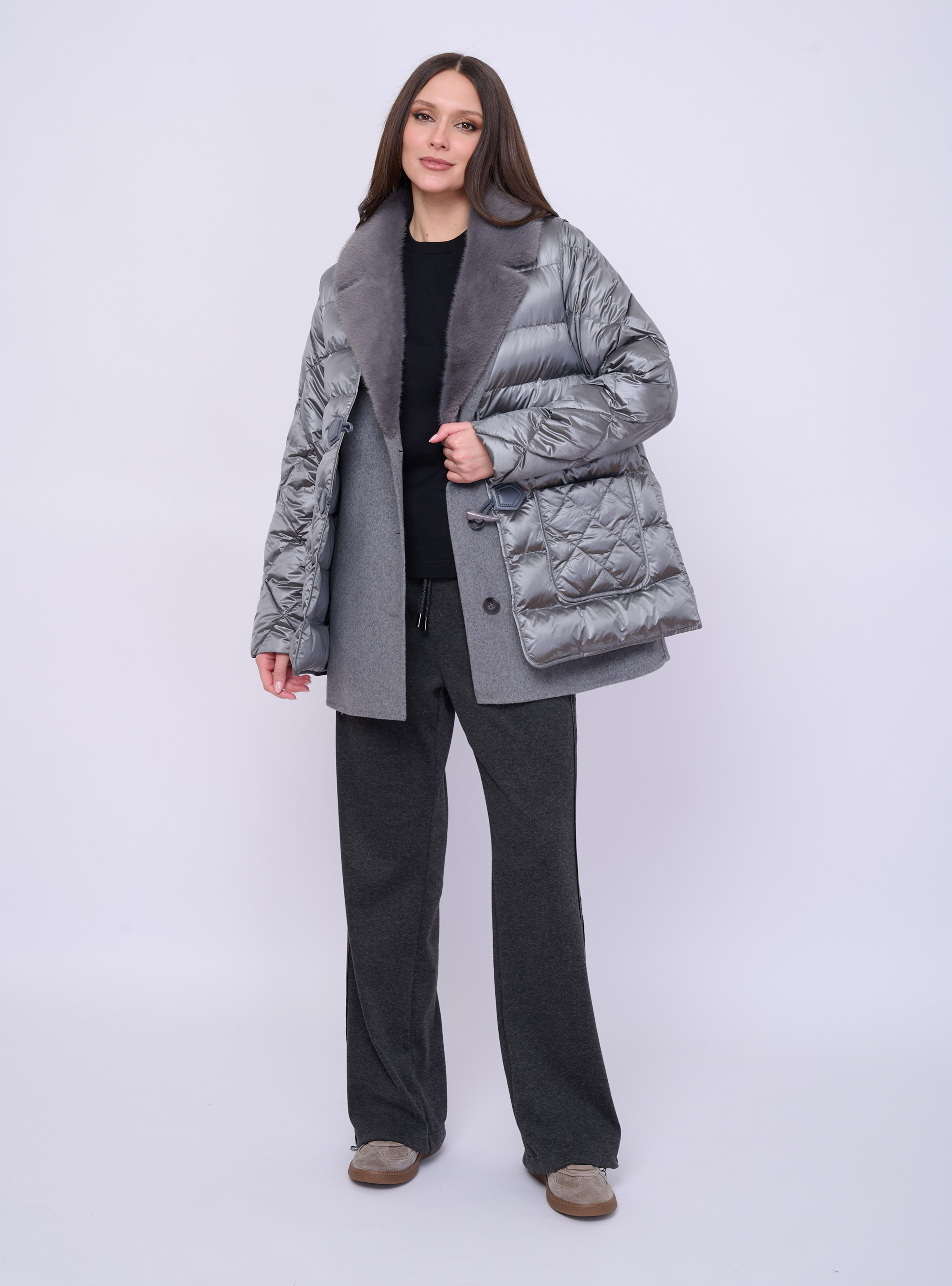 3939-227/26-02 Набор полупальто + жилет Franco Vello