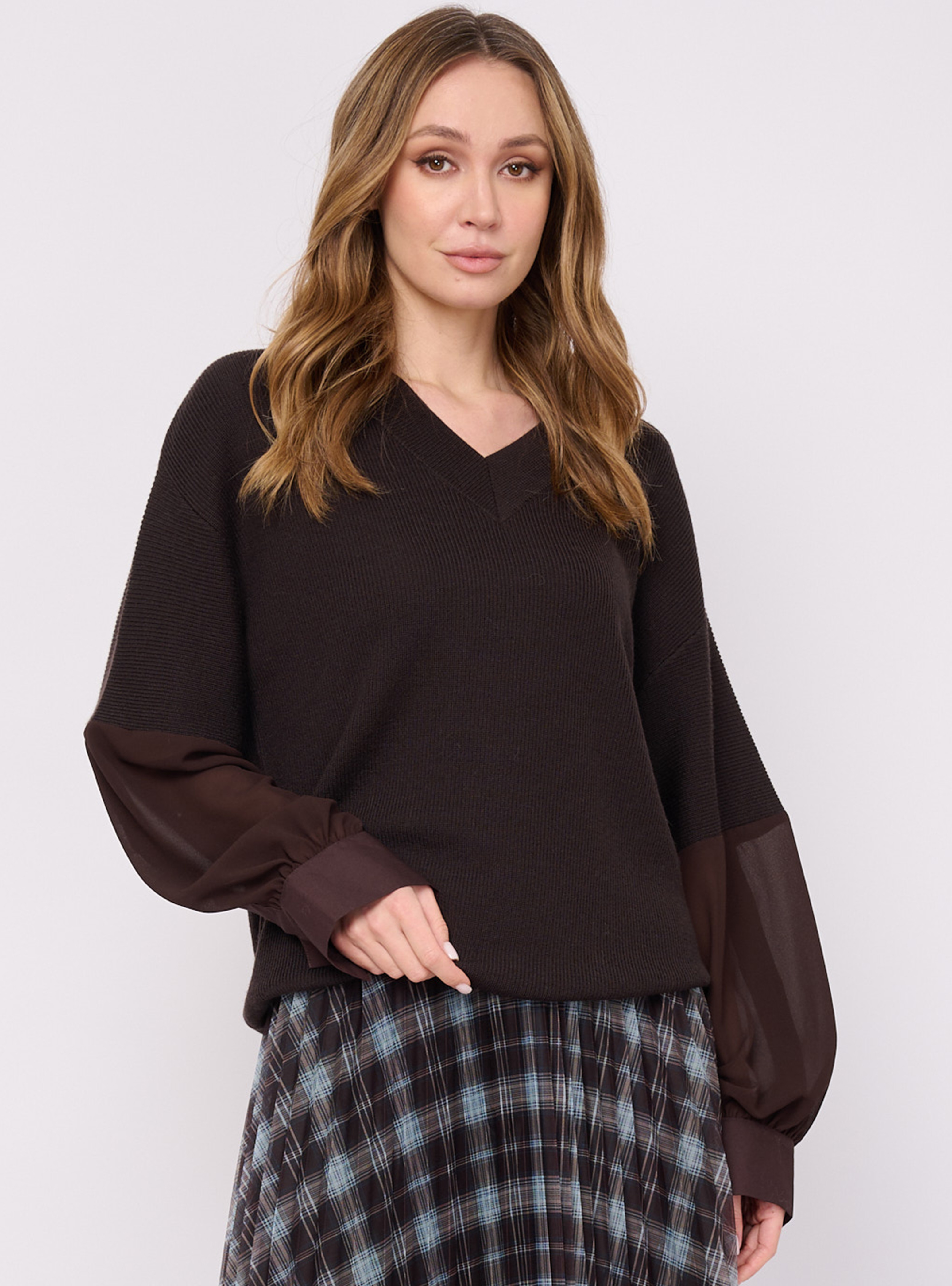 5090-227/26-02 Пуловер вязаный Franco Vello