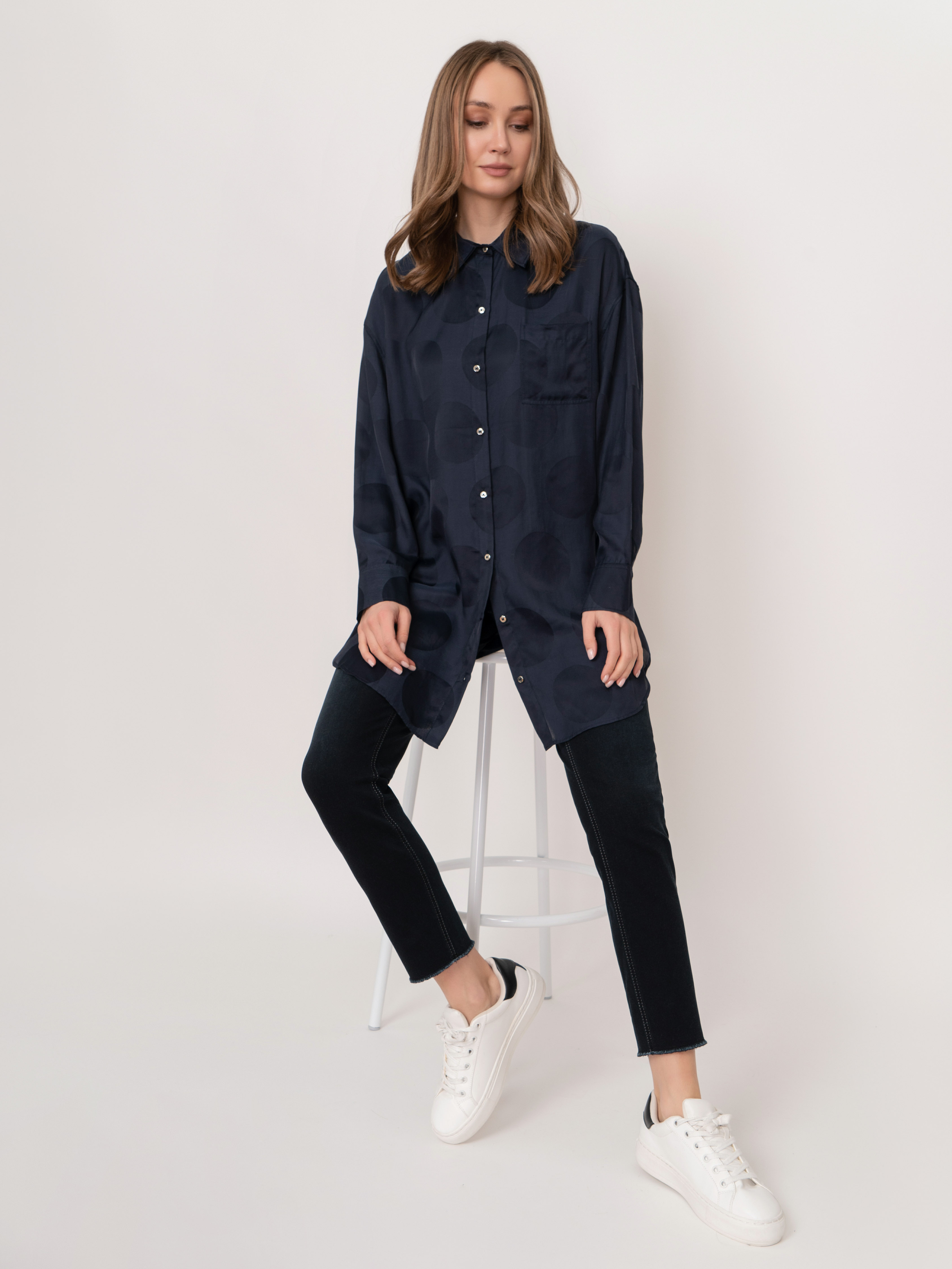 Э0029/37/9125/22-01 Брюки джинсовые Cambio