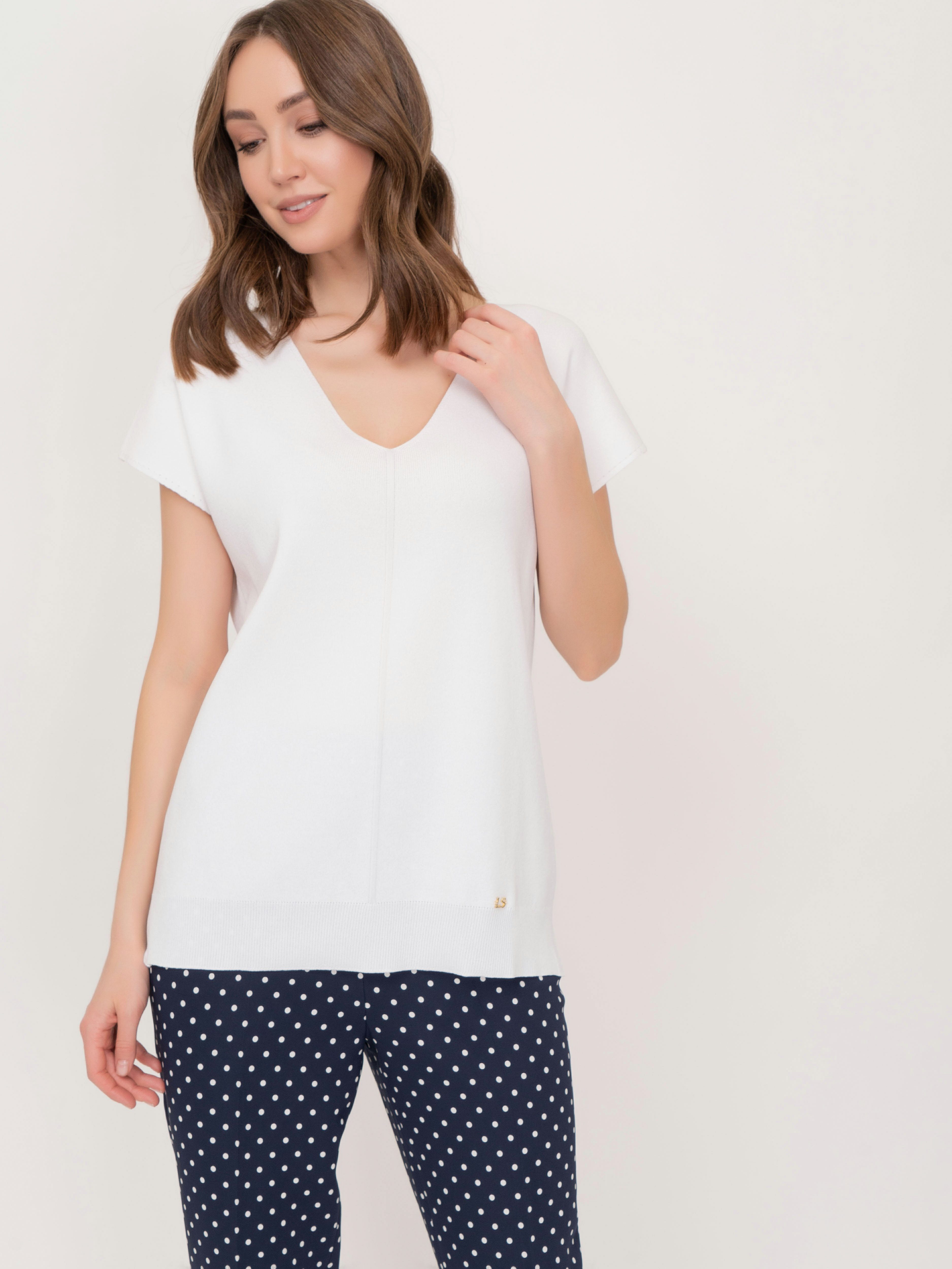 ЭCAPITOLI/21-01 Пуловер Luisa Spagnoli