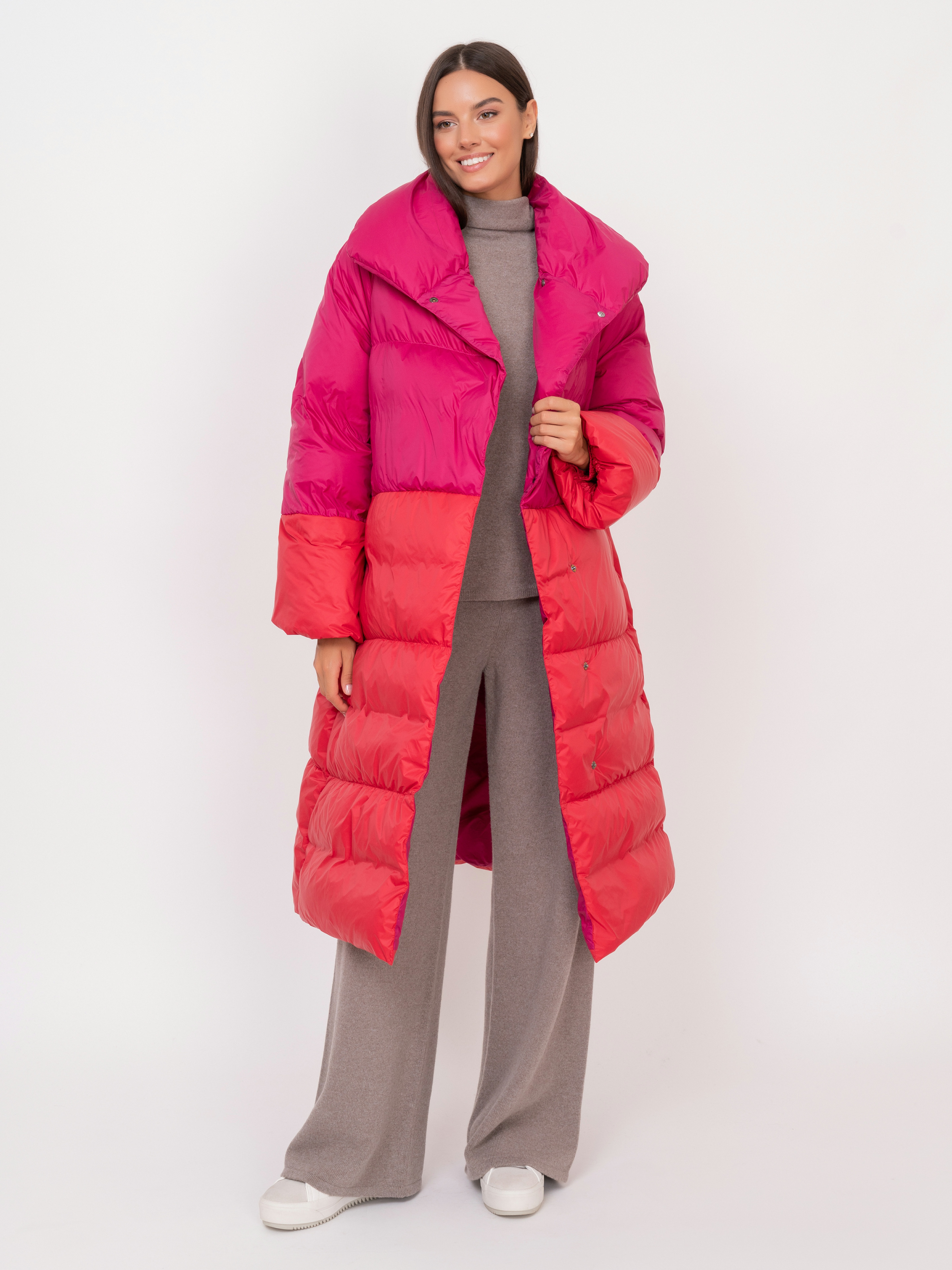 ЭMOD14/м/21-02 Пальто утепленное (пуховик) LANAII