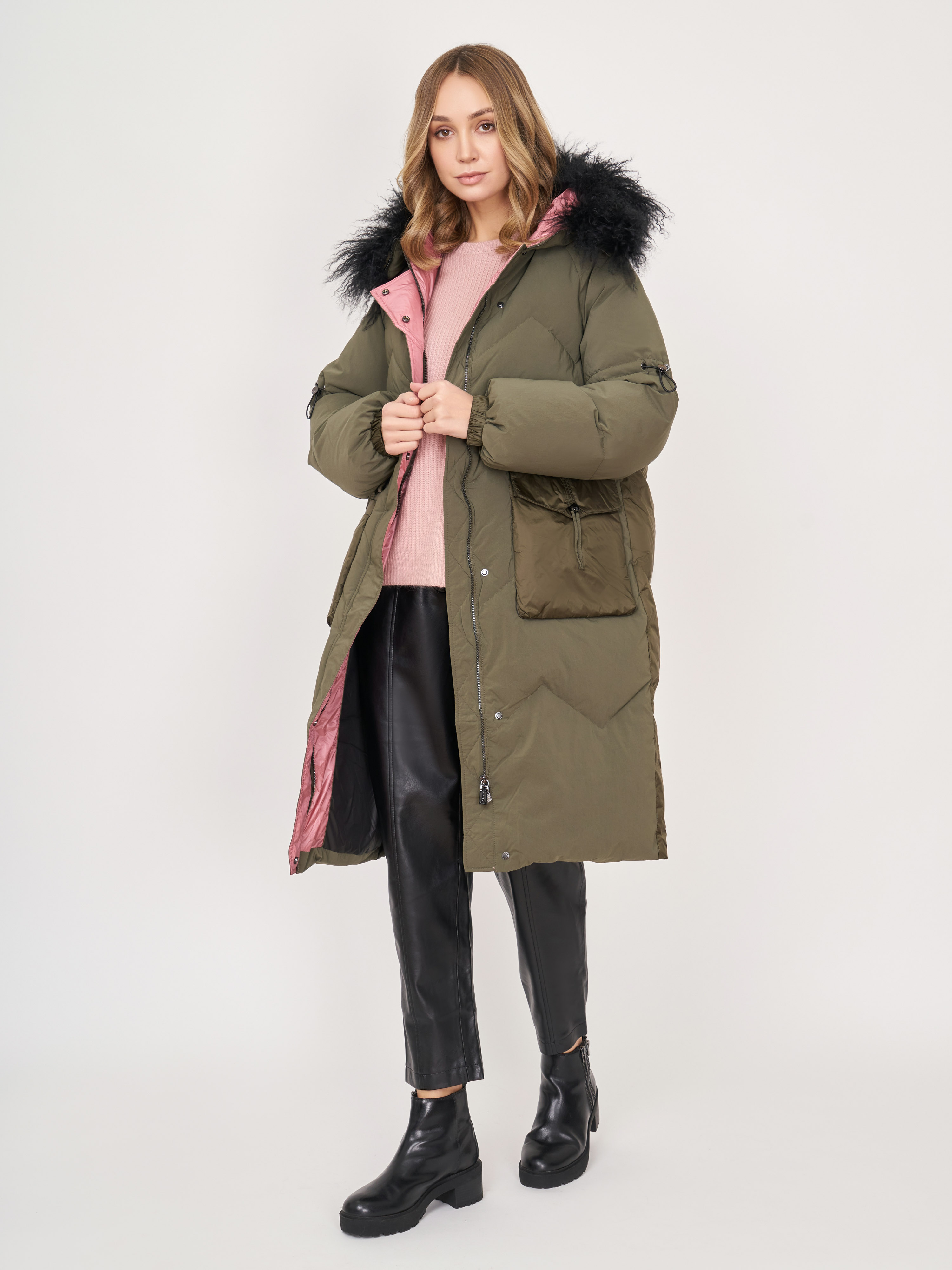 Э3306-223/м/22-02 Пальто утепленное Franco Vello