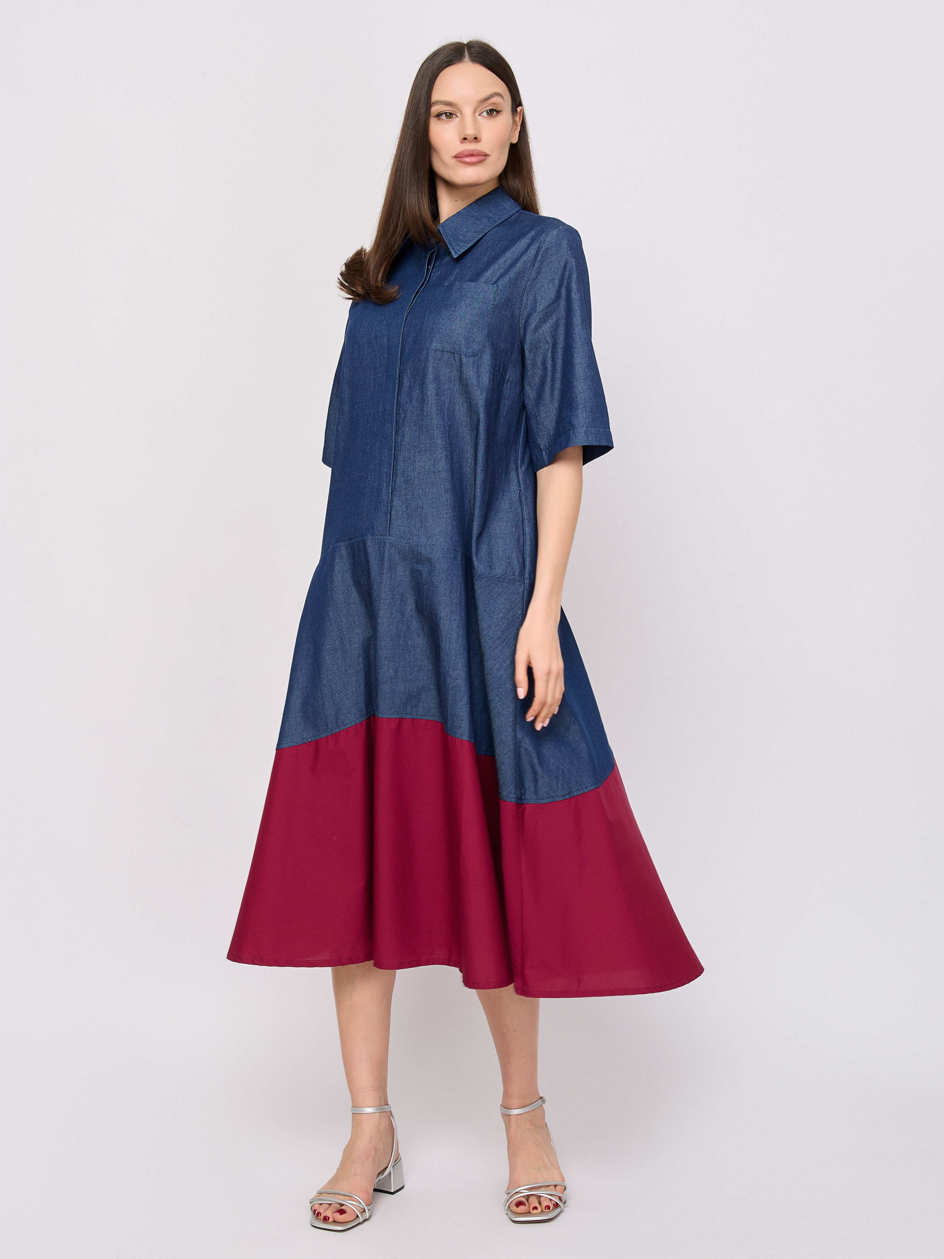 ЭQ32A321/1151/м/26-01 Платье IL VENTO & LA SETA