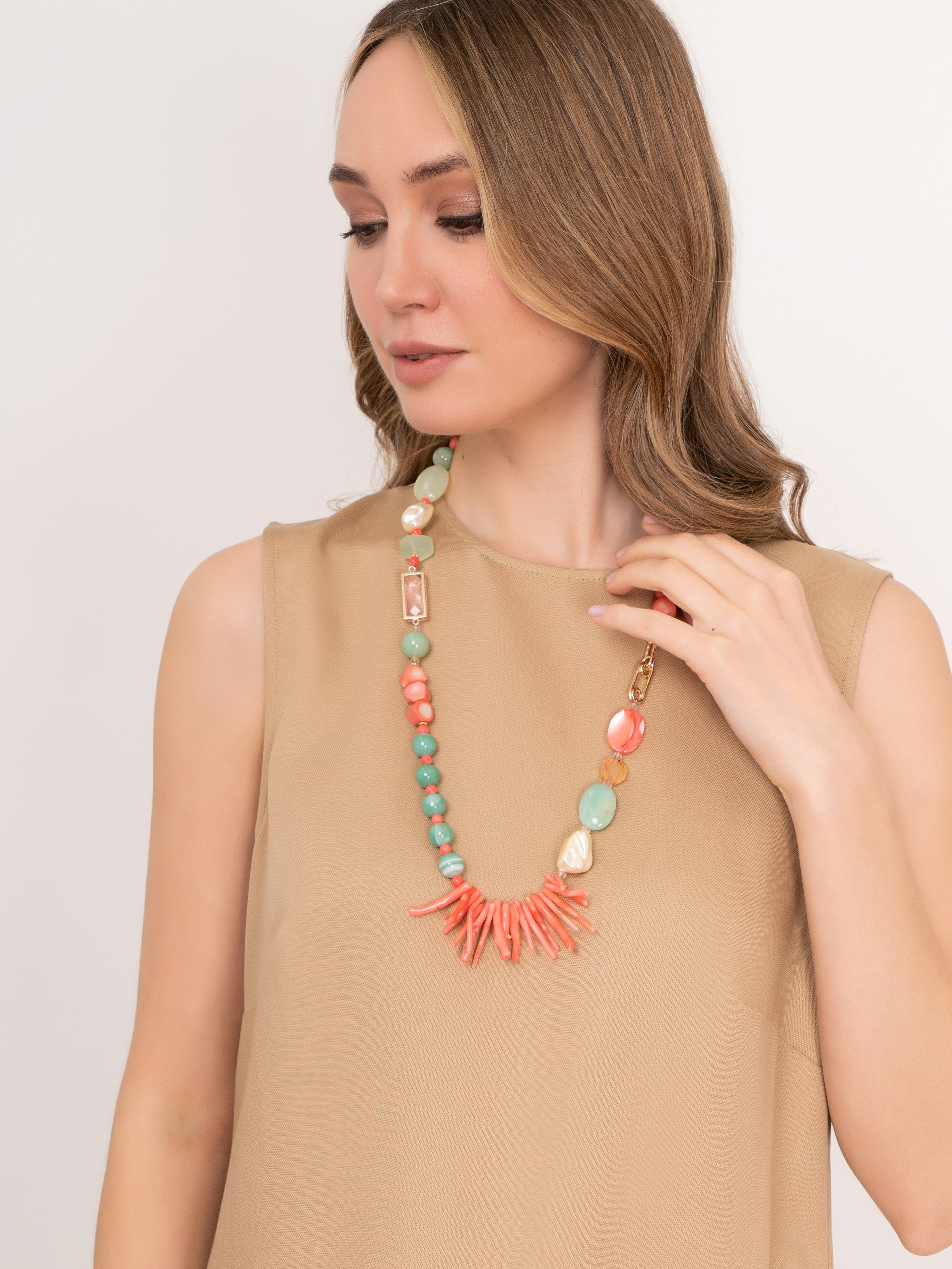 Э372653/22-01 Бусы Ты пришла ср. Ярославна