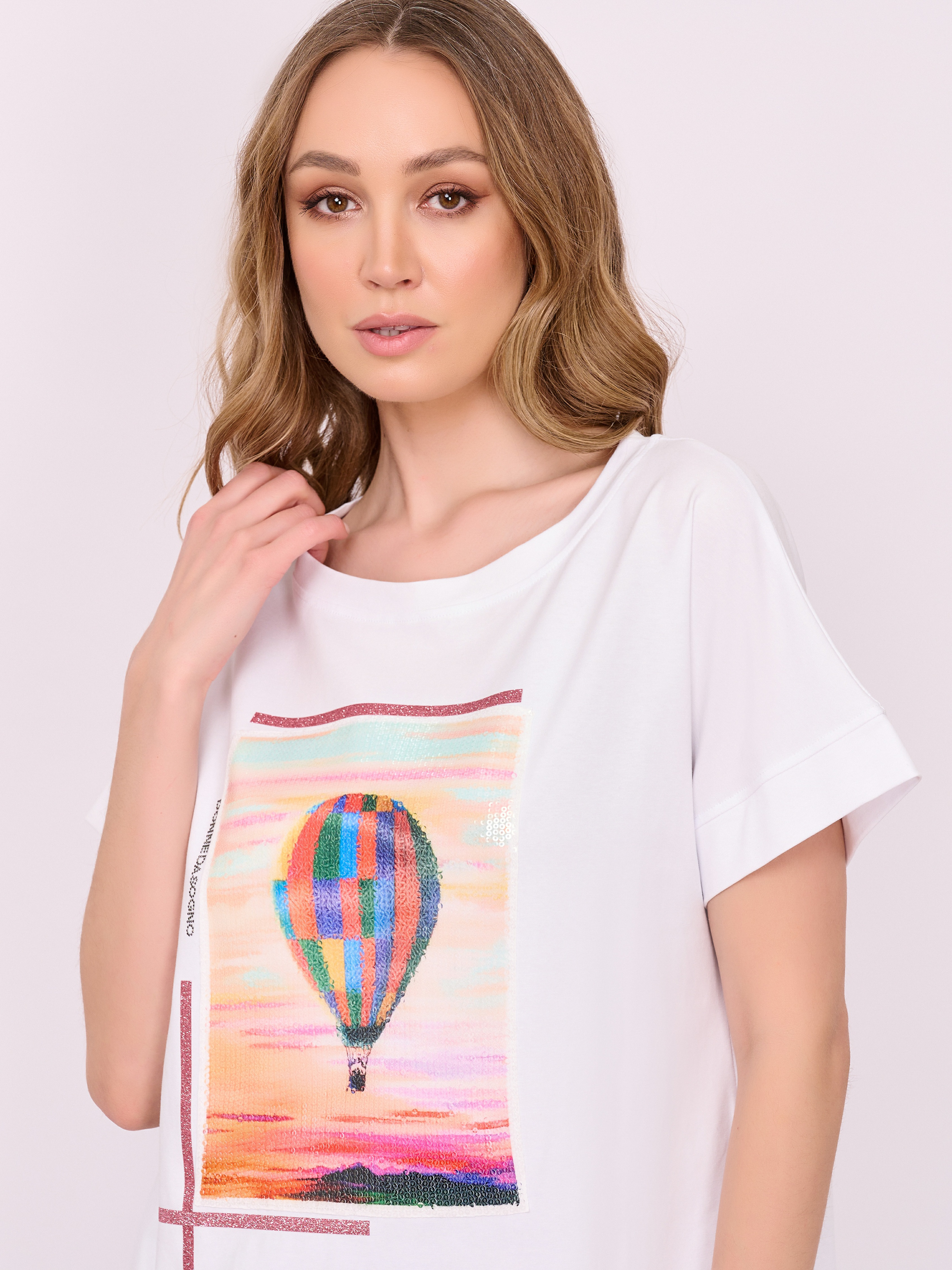 Э23D2452/23-01 Футболка Donne da Sogno