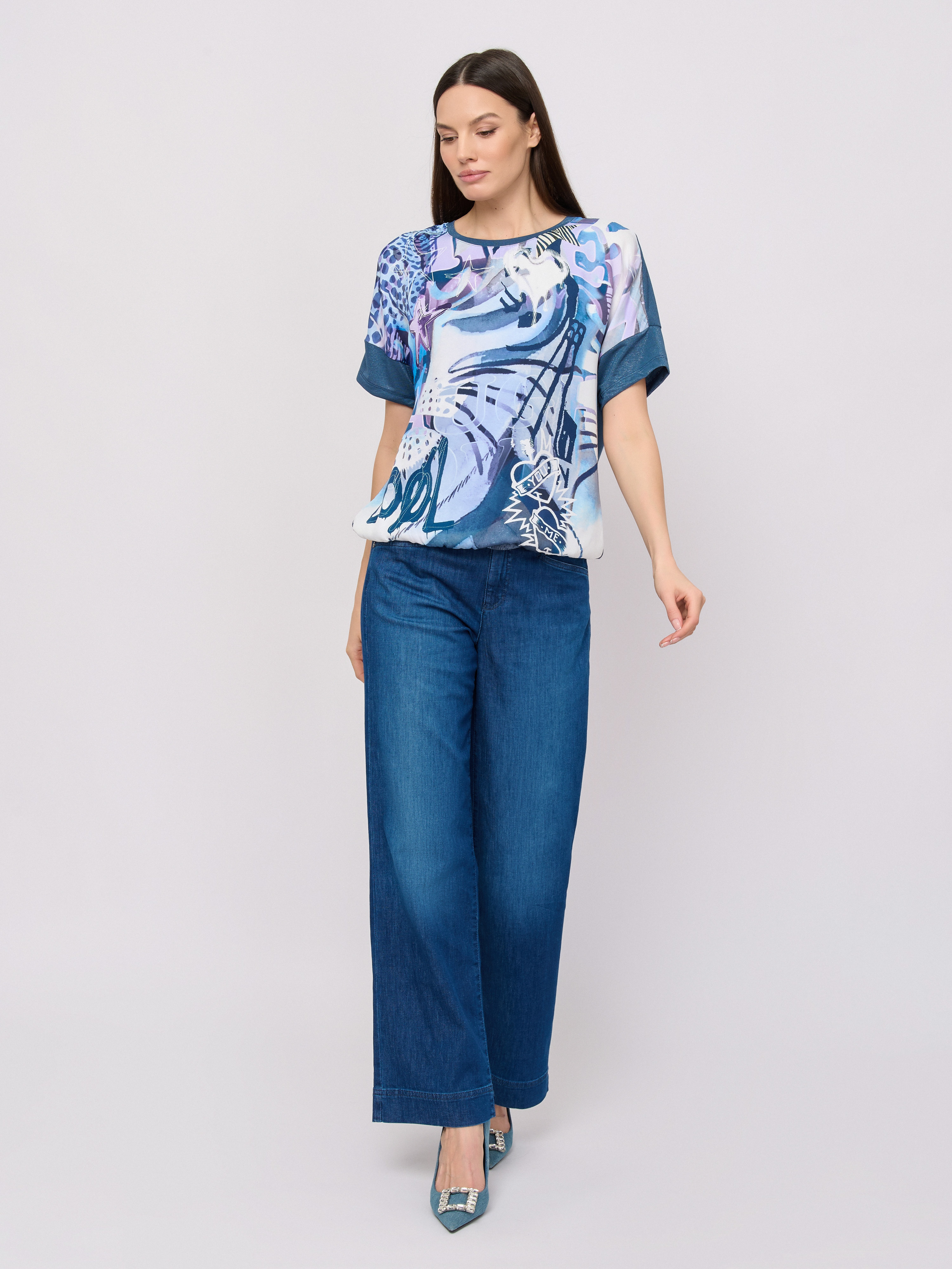 С300156/м/26-01 Брюки джинсовые Rabe