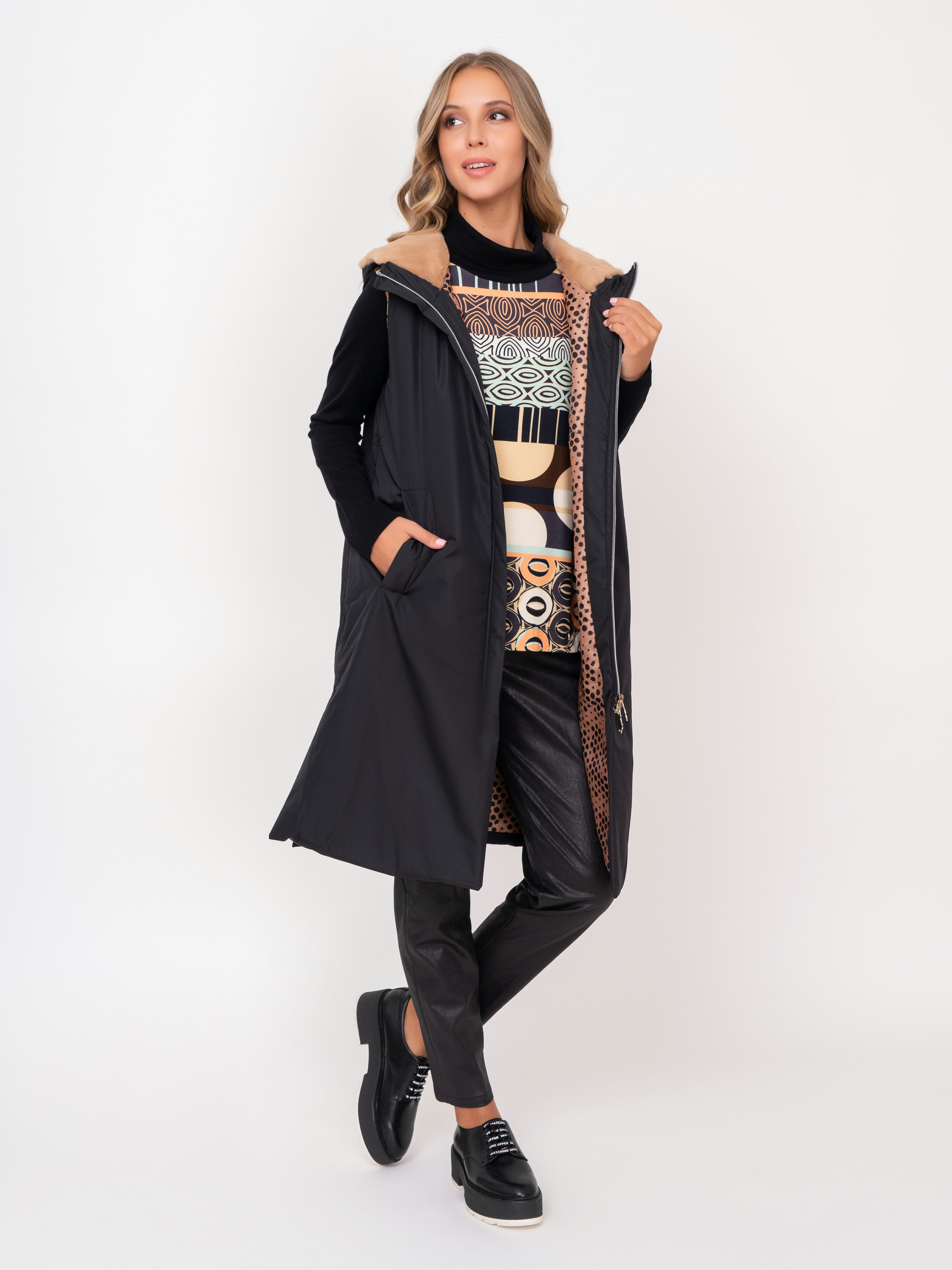 Э21D1275/21-02 Жилет Donne da Sogno