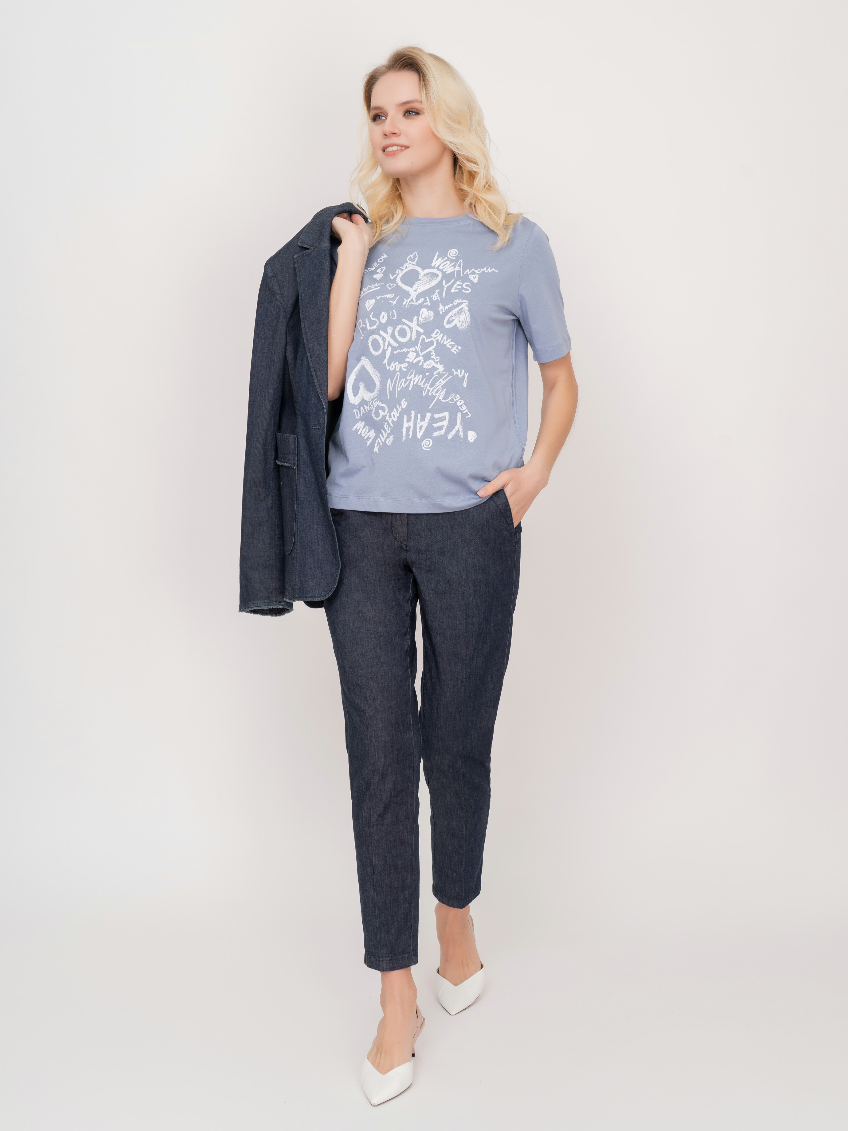 Э658366/2100/22-01 Брюки-джинсы Luisa Cerano