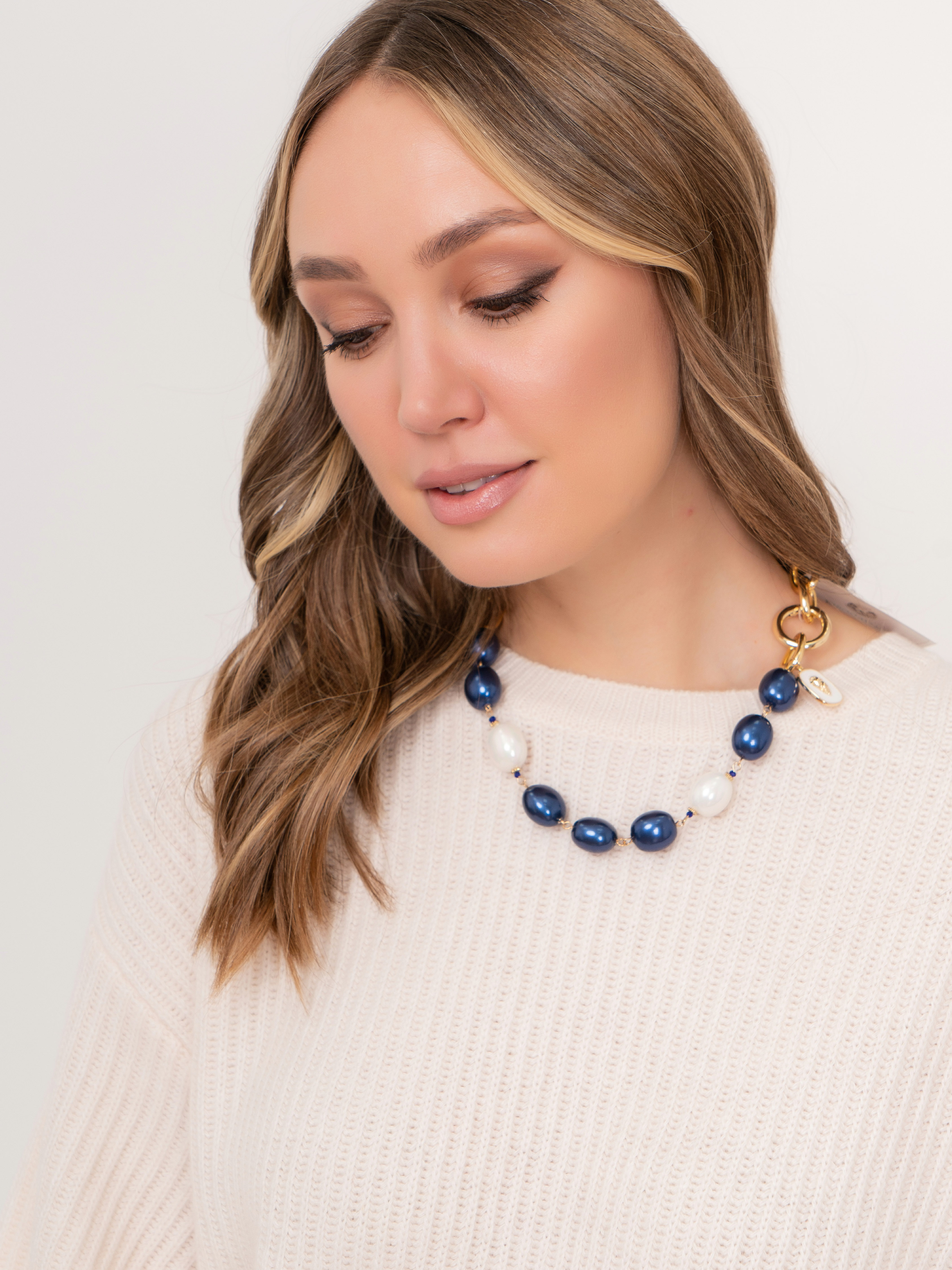 360605/21-02 Колье-трансформер Классика стиля Ярославна