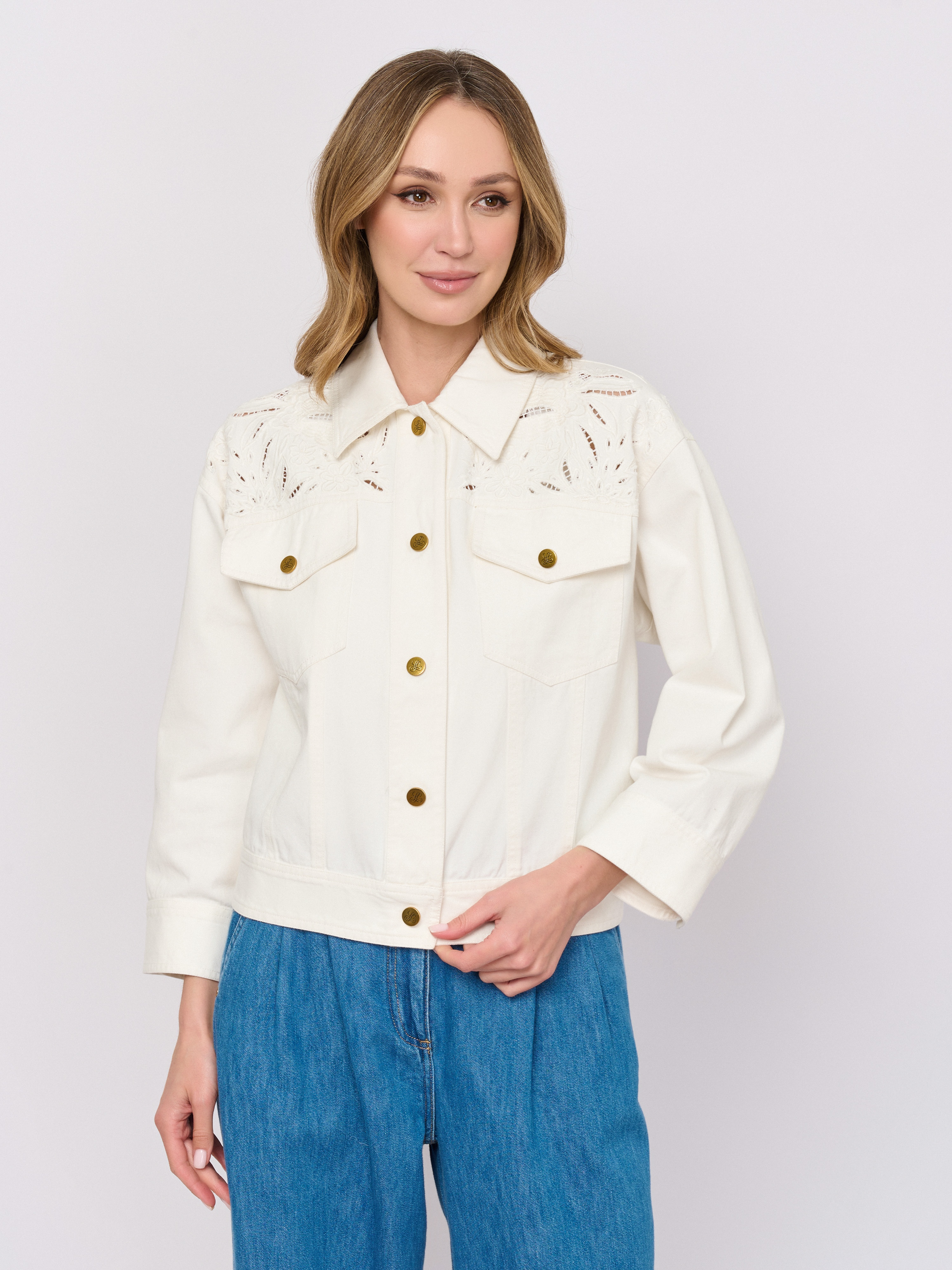 С VASSANO/м/26-01 Куртка джинсовая Luisa Spagnoli