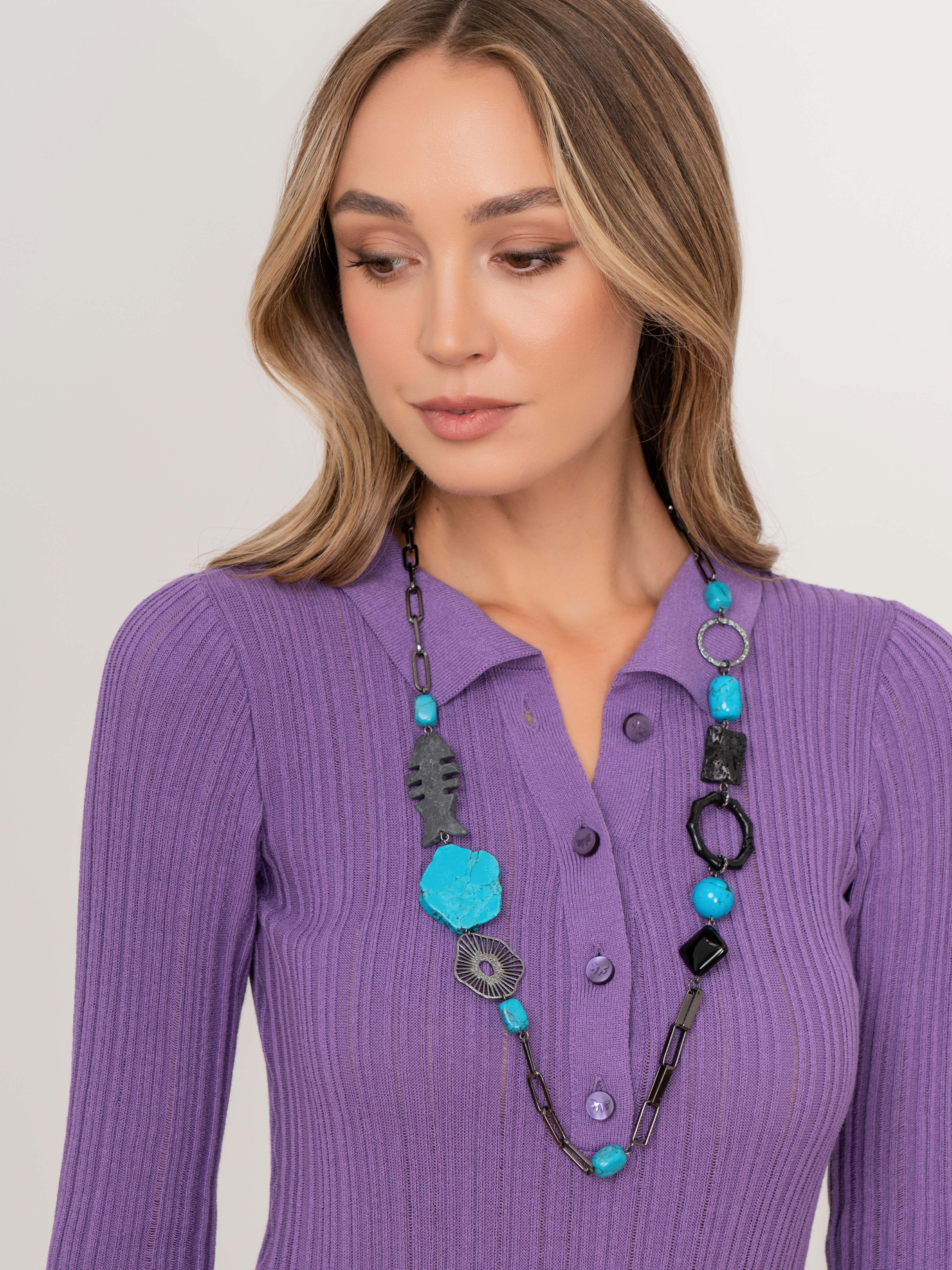 Э383154/22-02 Бусы Метаморфозы ср. Ярославна