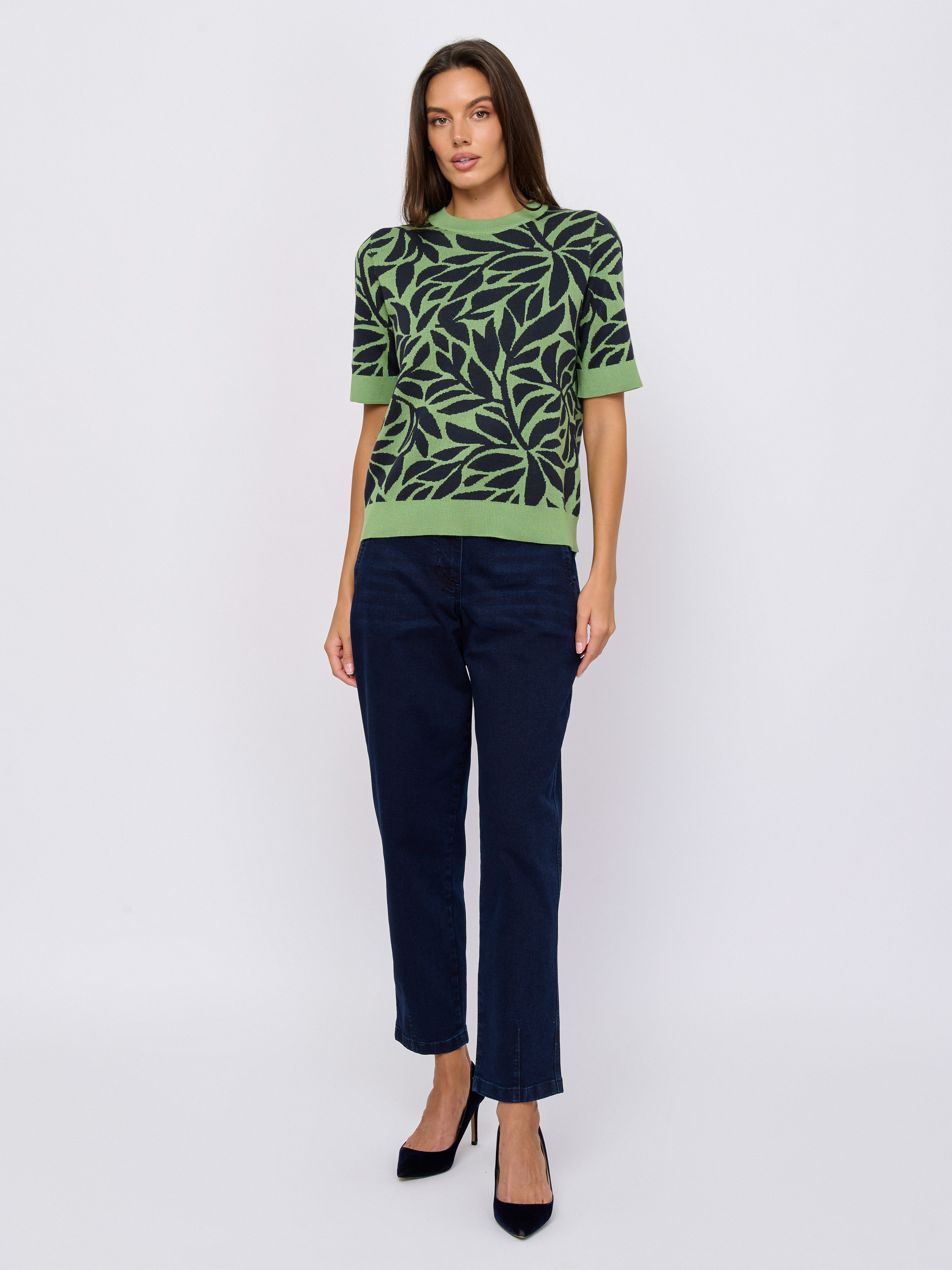 Э7840-226/м/25-02 Брюки джинсовые Franco Vello