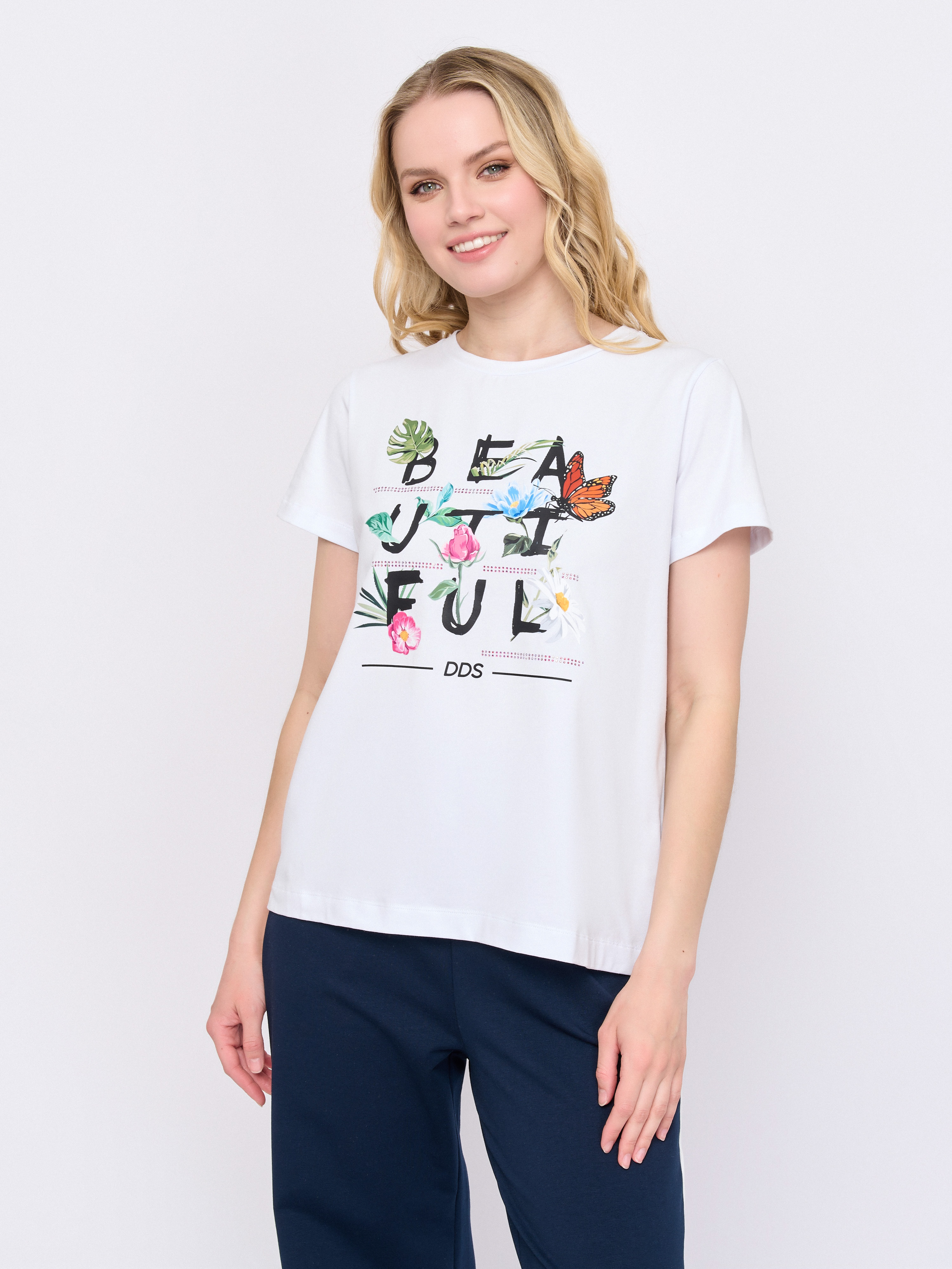 Э25D3932/м/25-01 Футболка Donne da Sogno