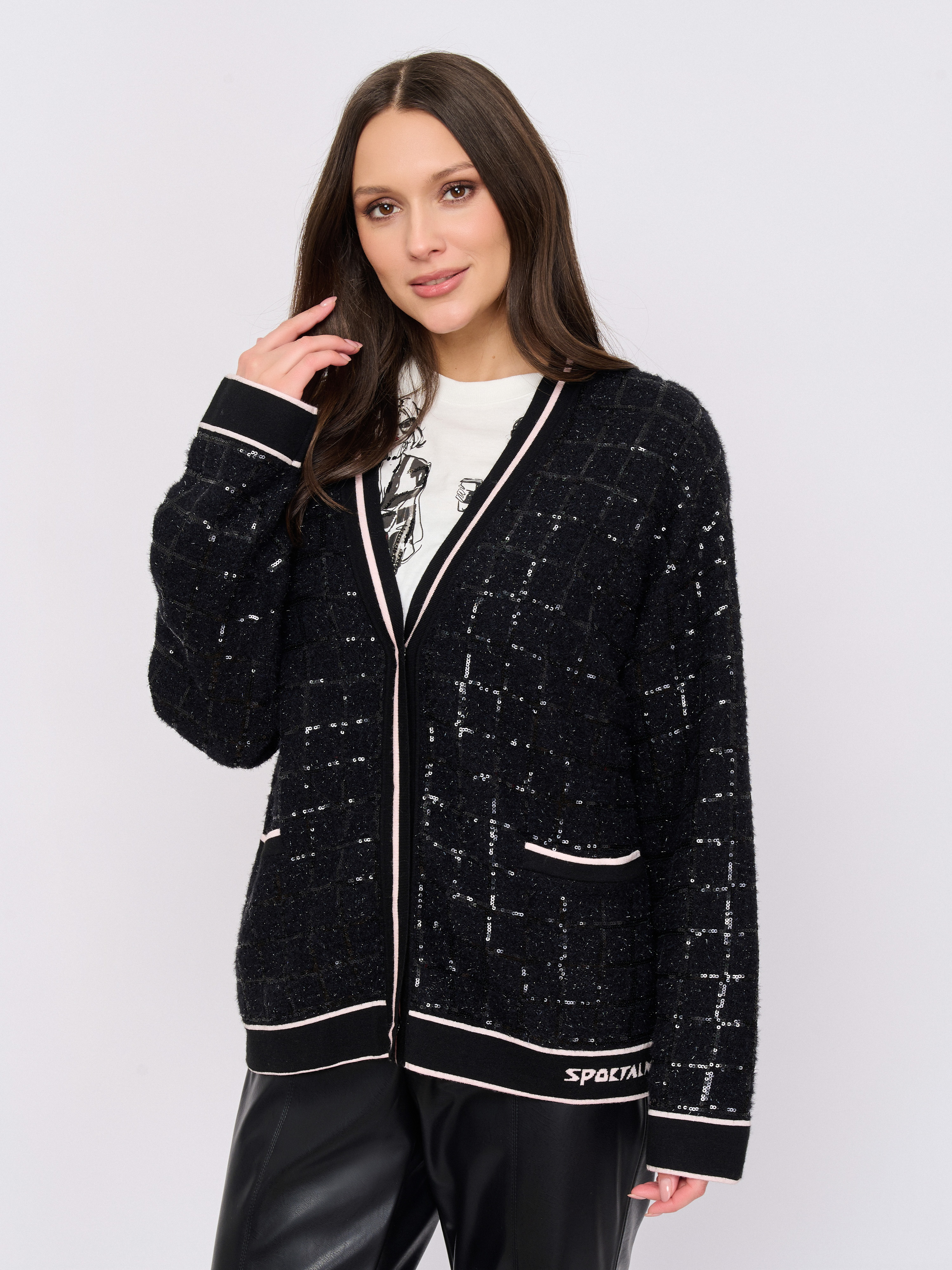 С450240/м/26-01 Кардиган тр. Sportalm