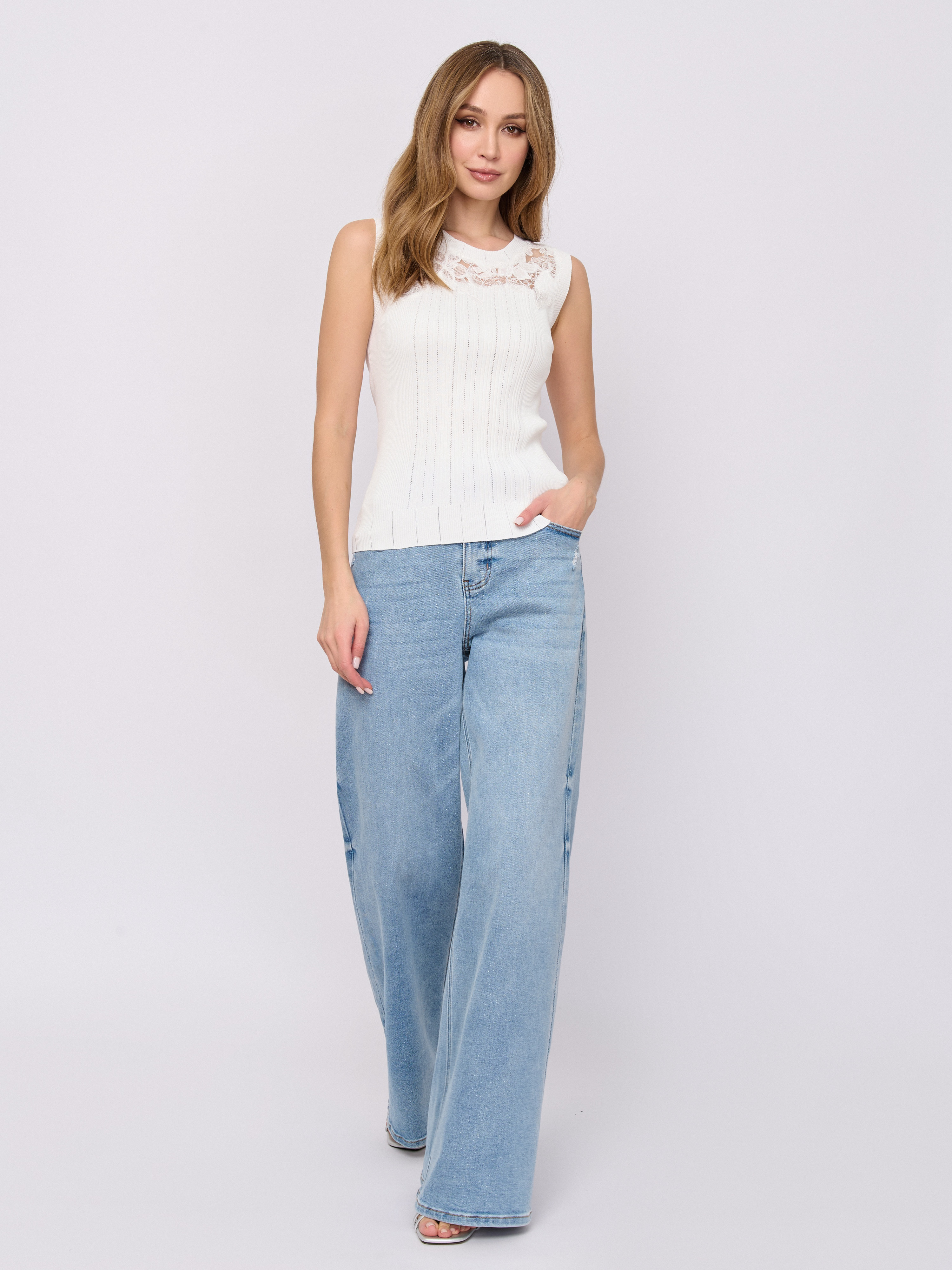 Э5019-126/м/26-01 Блуза типа топ Franco Vello