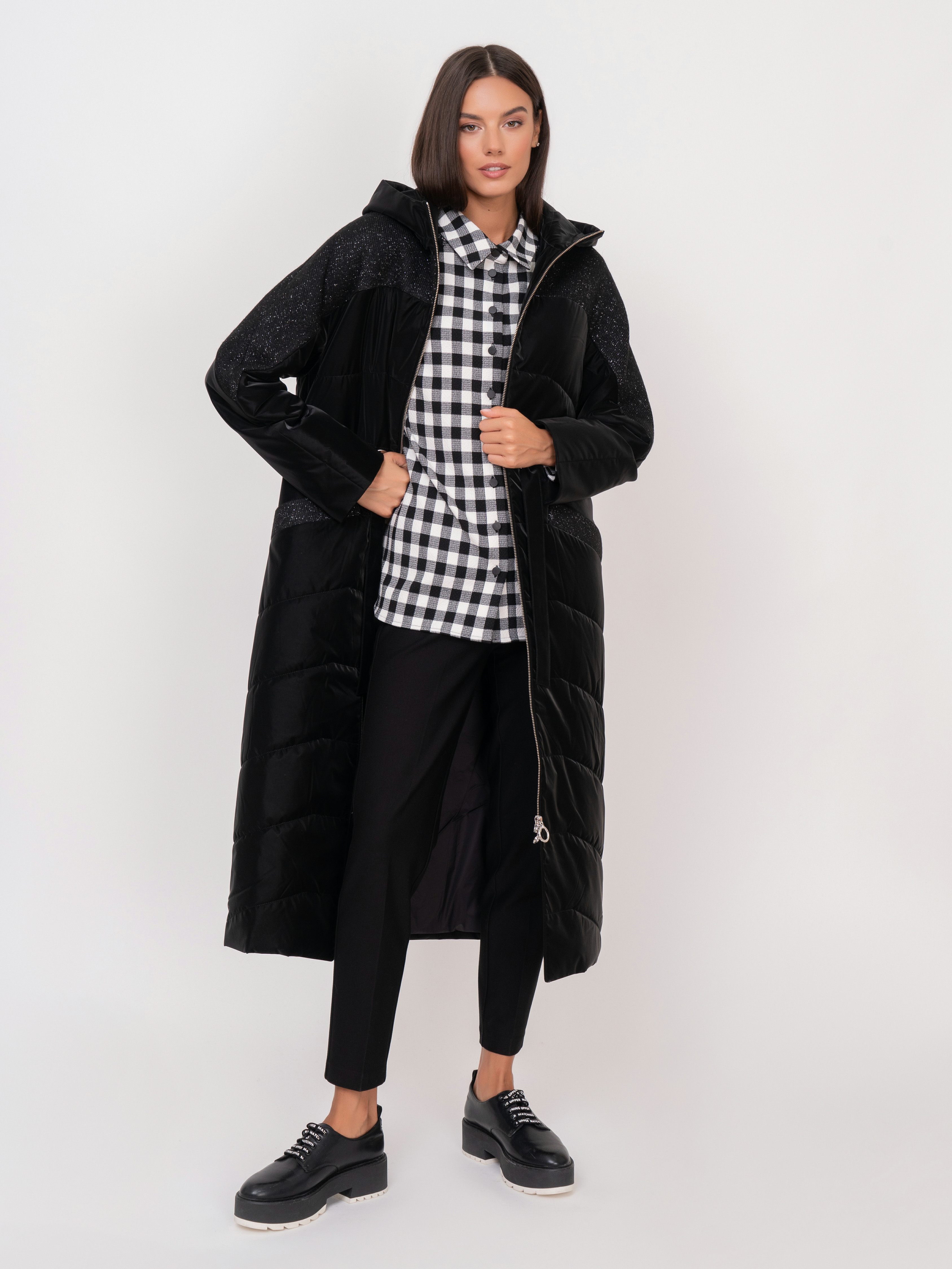 Э3155-222/м/21-02 Пальто утепленное Franco Vello