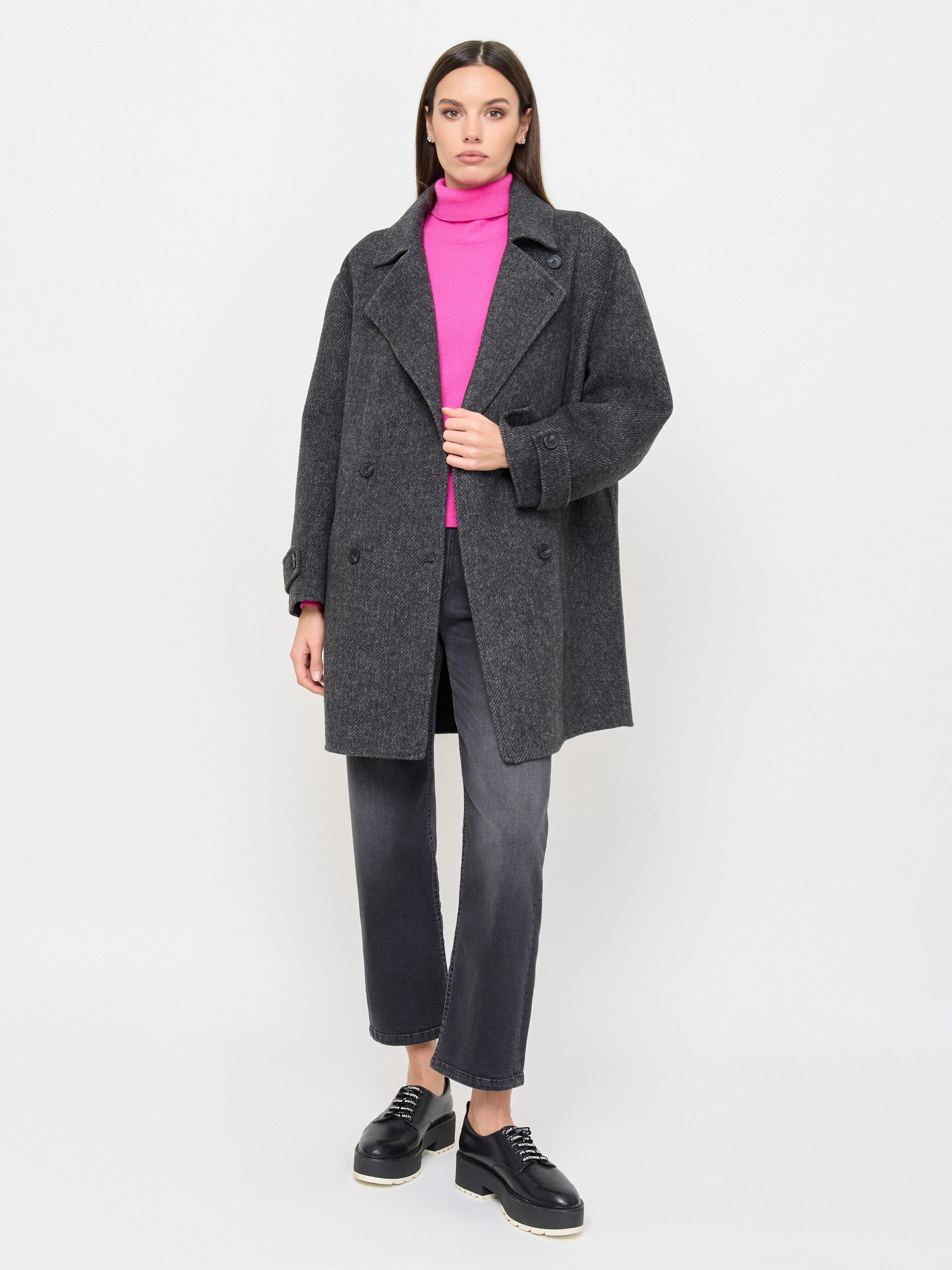 ЭQI5NT049/м/24-02 Пальто ICONA