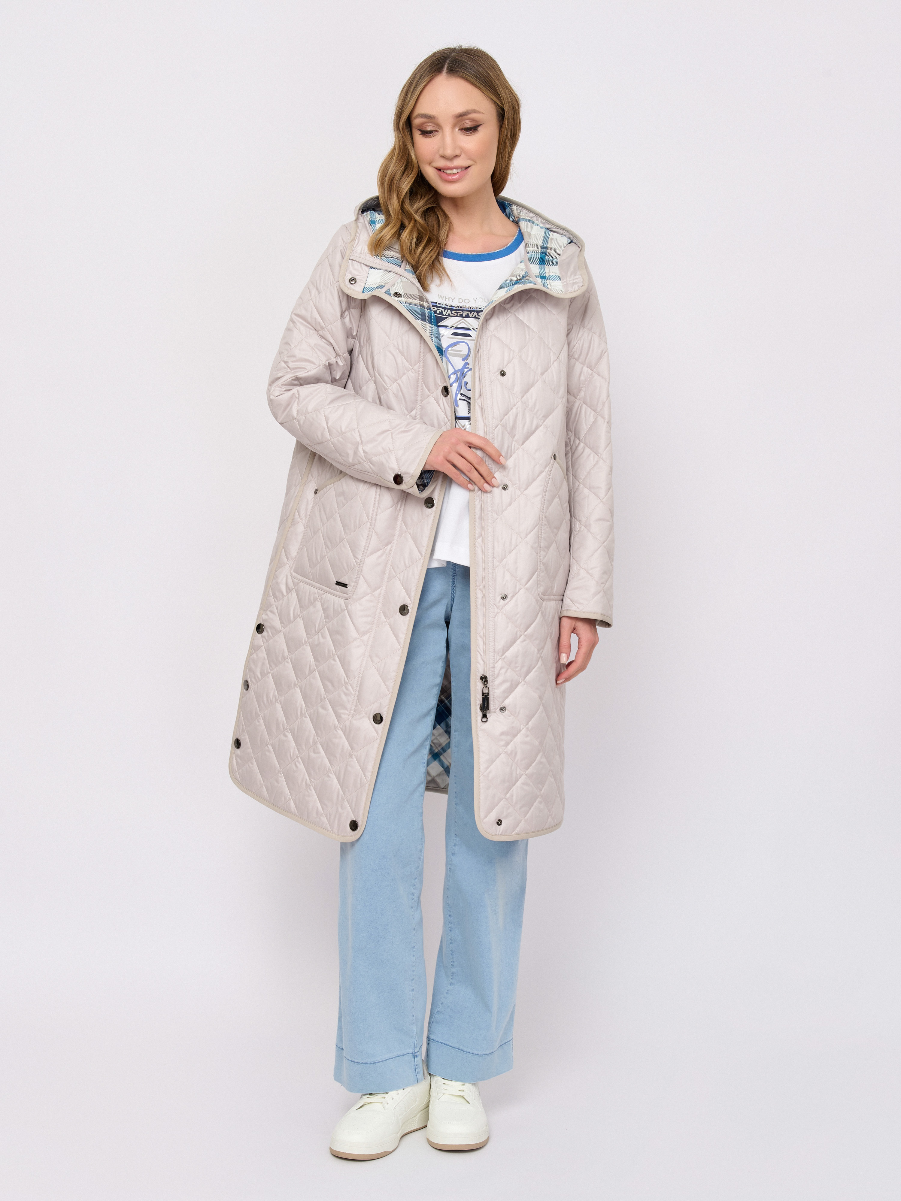 Э3914-126/м/26-01 Пальто утепленное Franco Vello