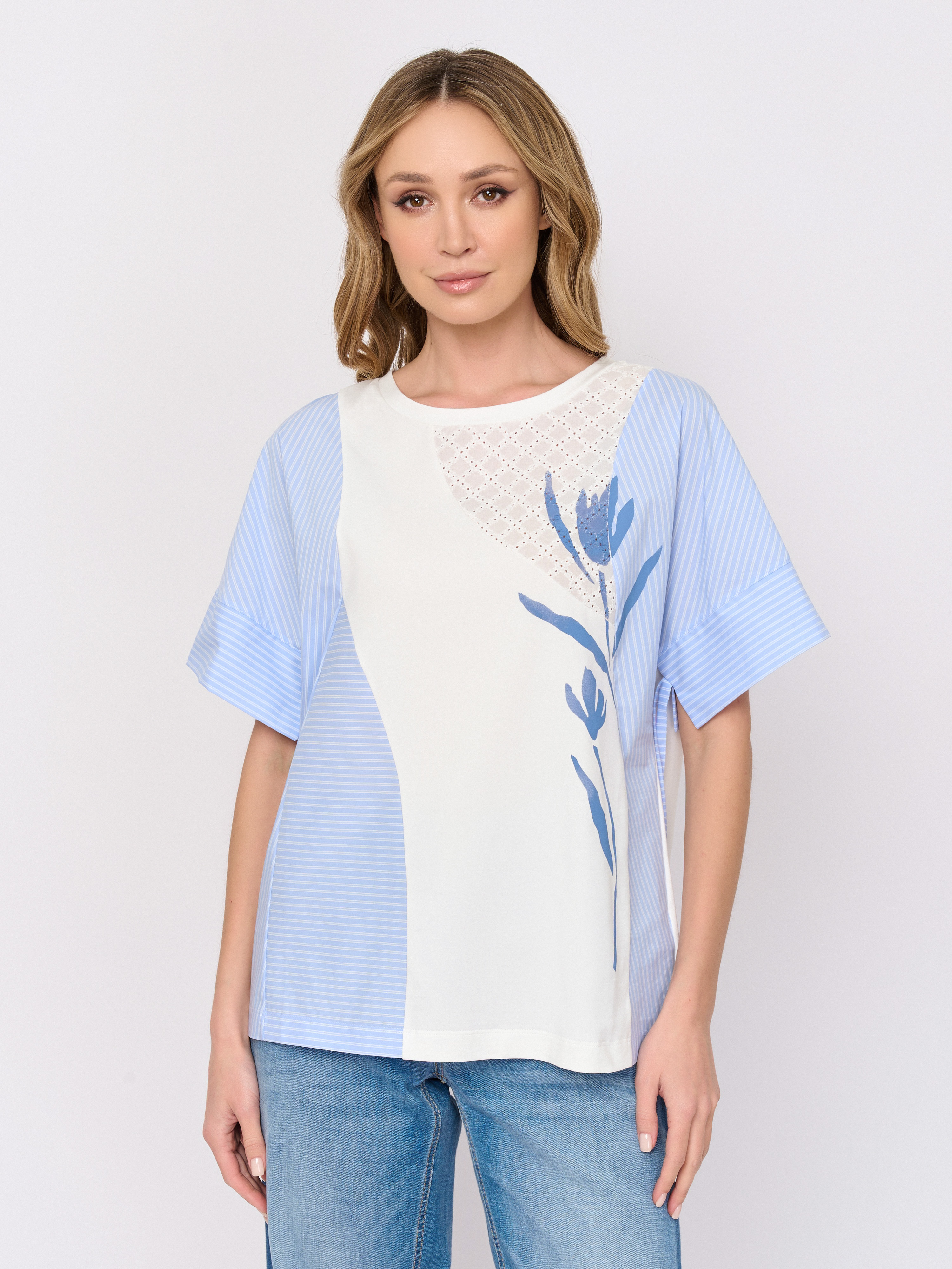 С26D4588/м/26-01 Блузка тр. DONNE DA SOGNO