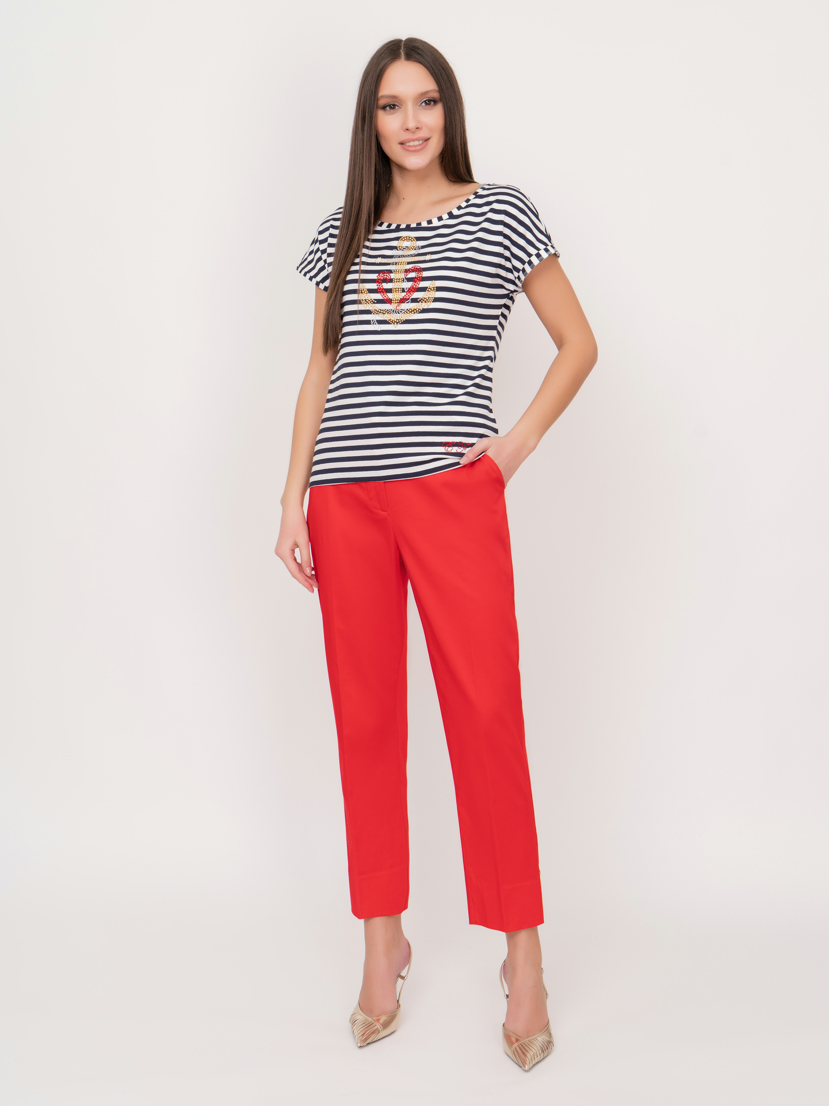 Э1P047/22-01 Брюки Elisa Fanti