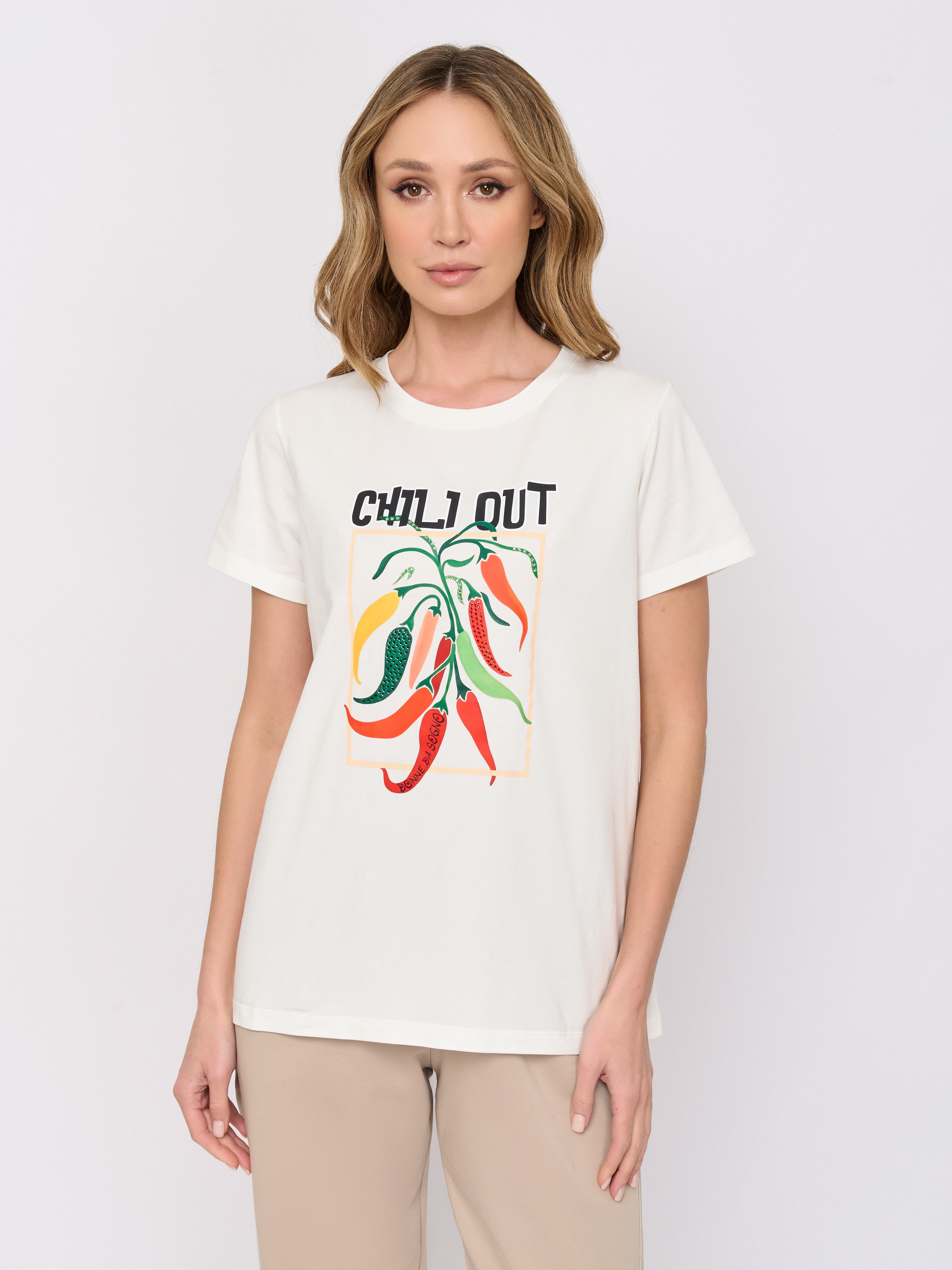 С26D4683/м/26-01 Футболка DONNE DA SOGNO