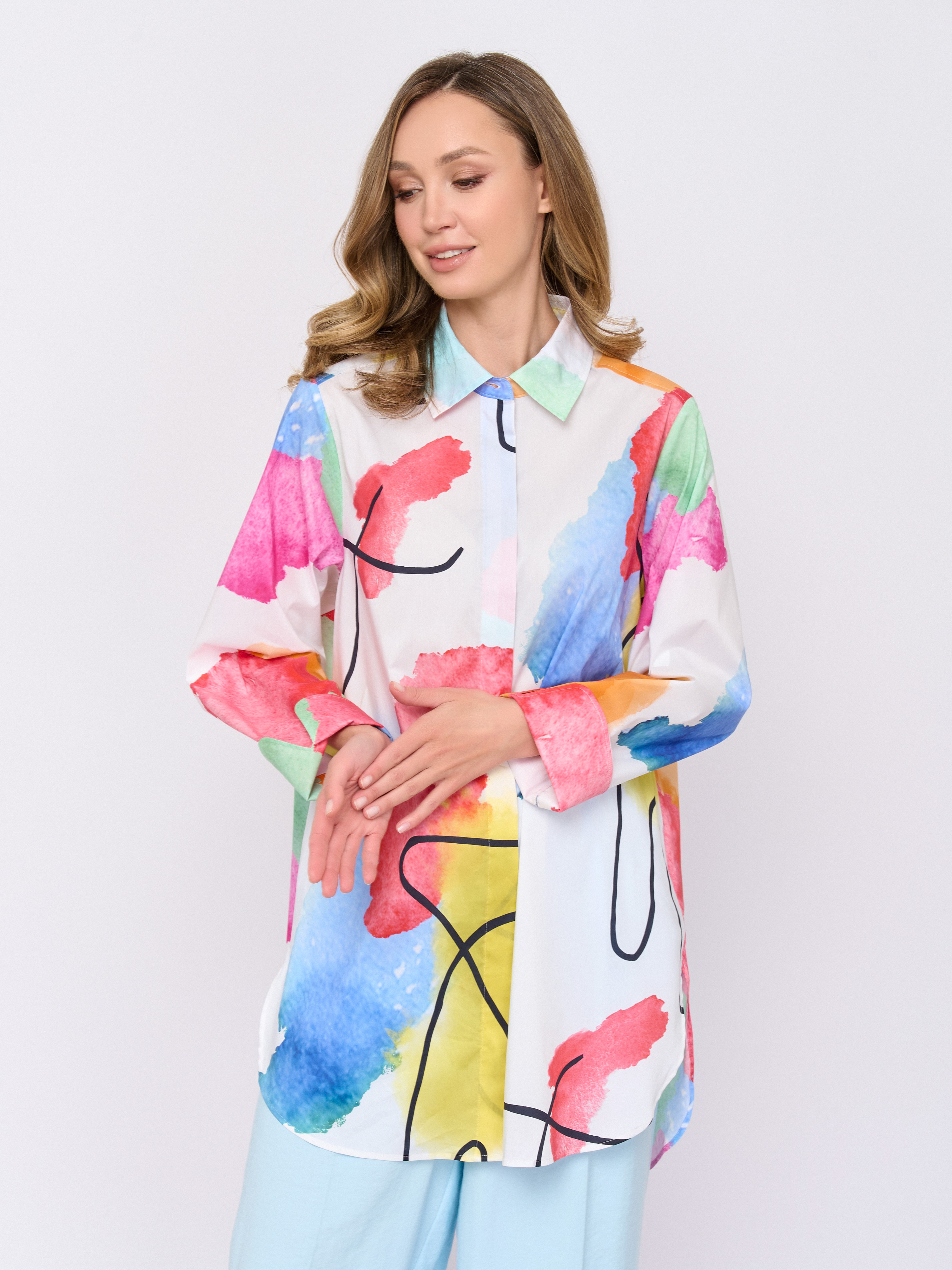 Э660646-21150/м/25-01 Блузка Samoon