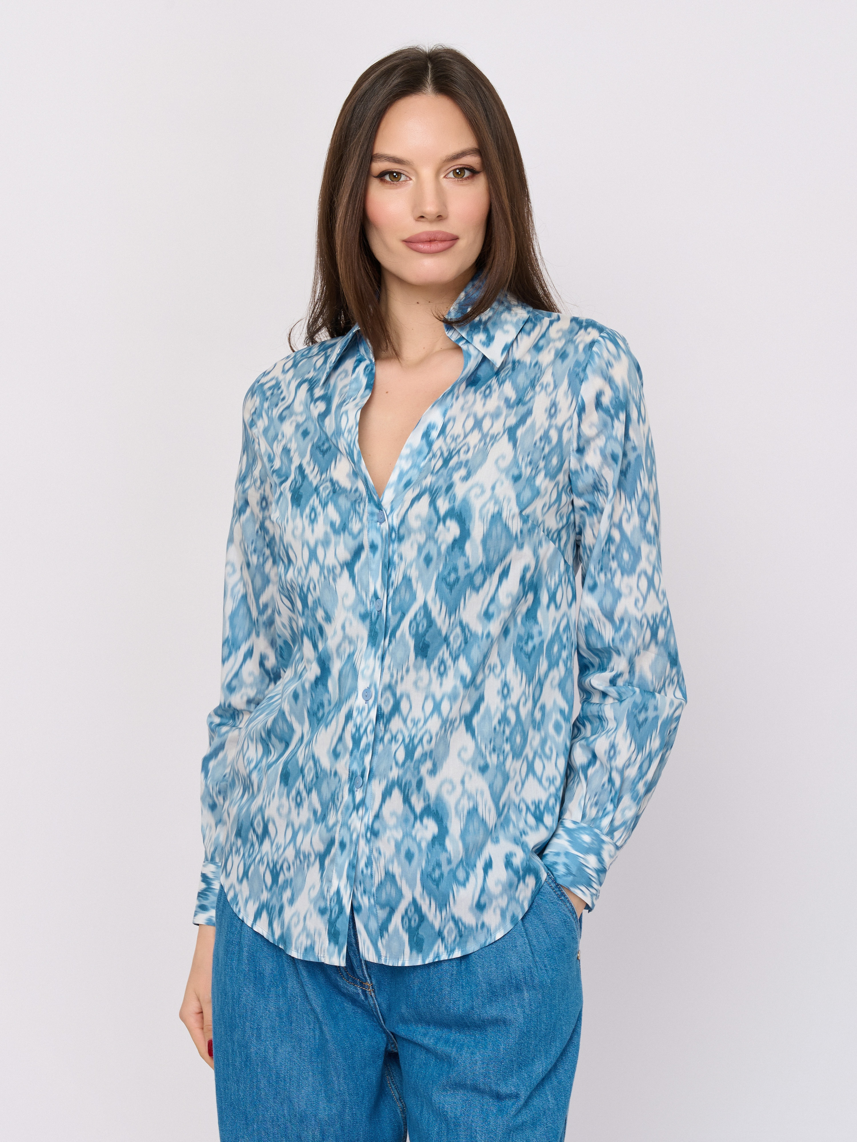 С BANCARELLA/м/26-01 Блуза Luisa Spagnoli