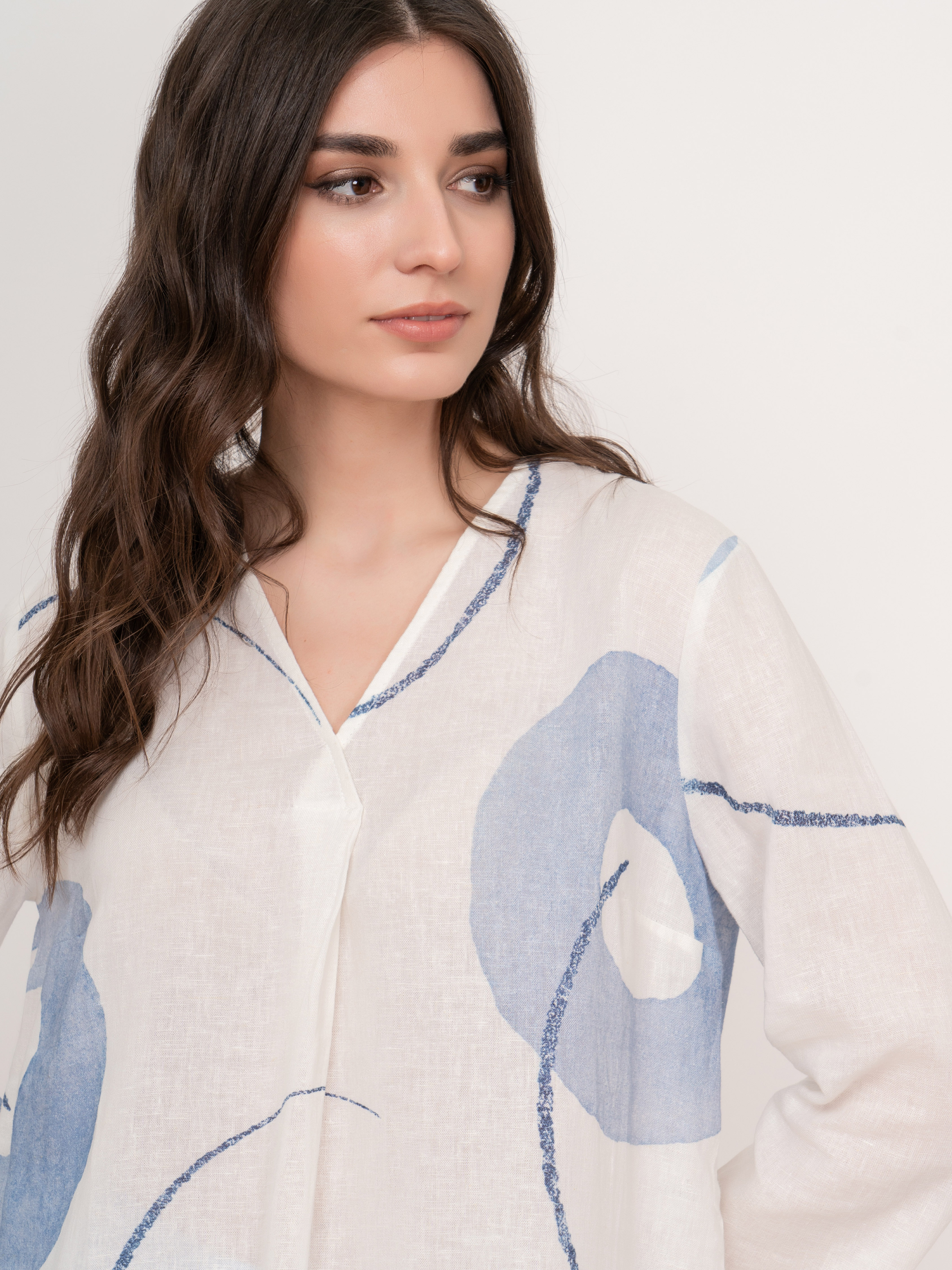 ЭQ12C408/2026/22-01 Блузка IL Vento&La Seta