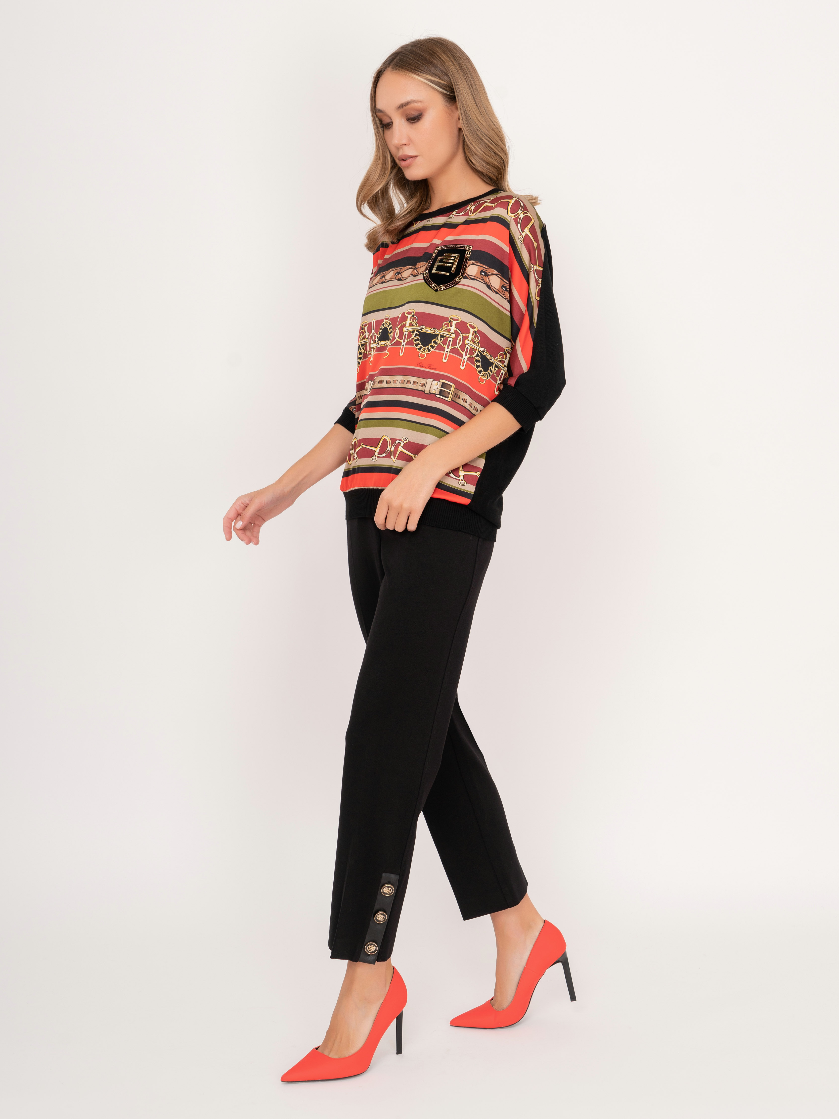 Э2P001/22-02 Брюки Elisa Fanti