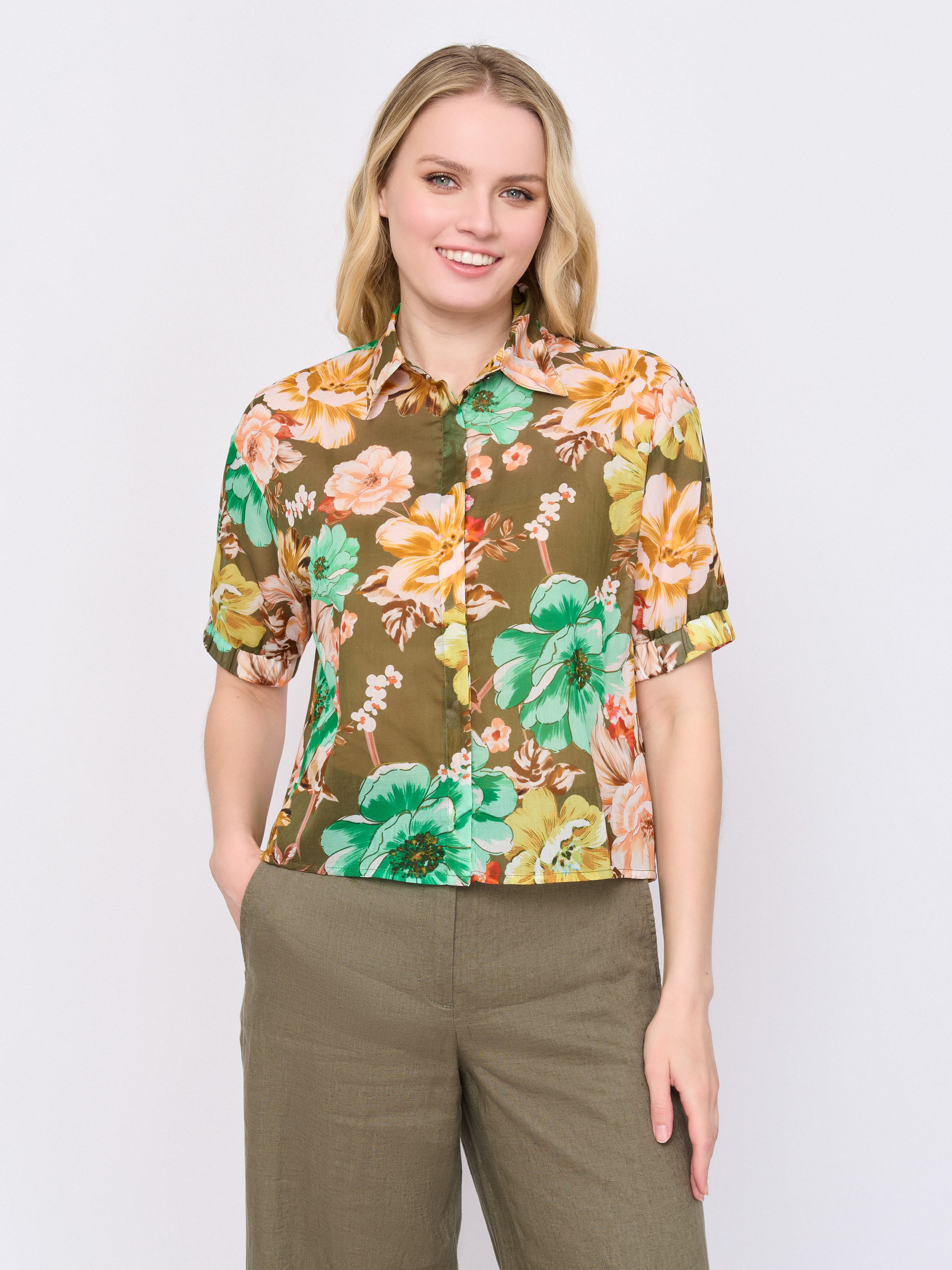 ЭQ32C220/3443/м/25-01 Блуза IL Vento&La Seta