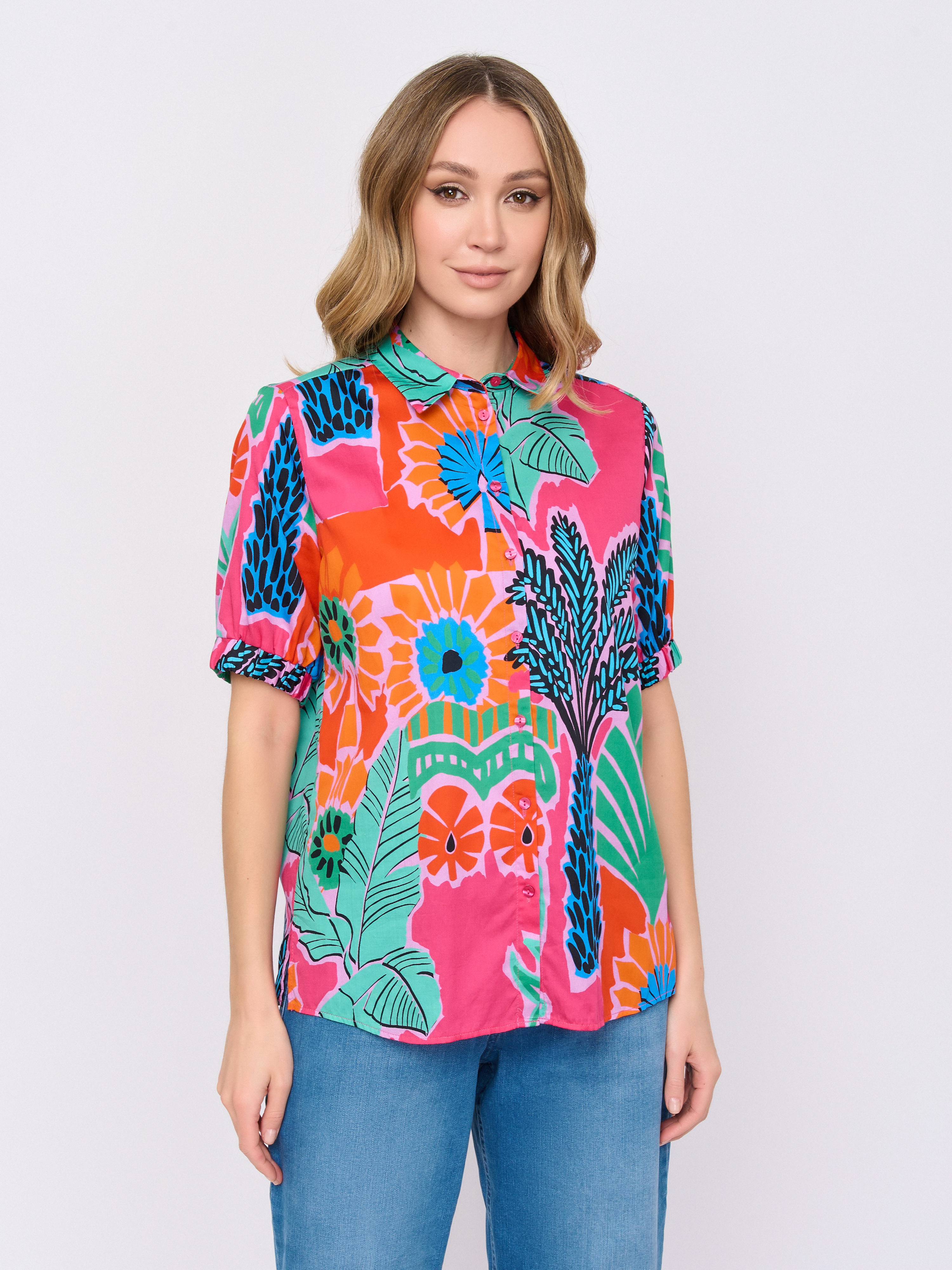 Э51-2324-6084/м/25-01 Блузка Elisa.And.Me