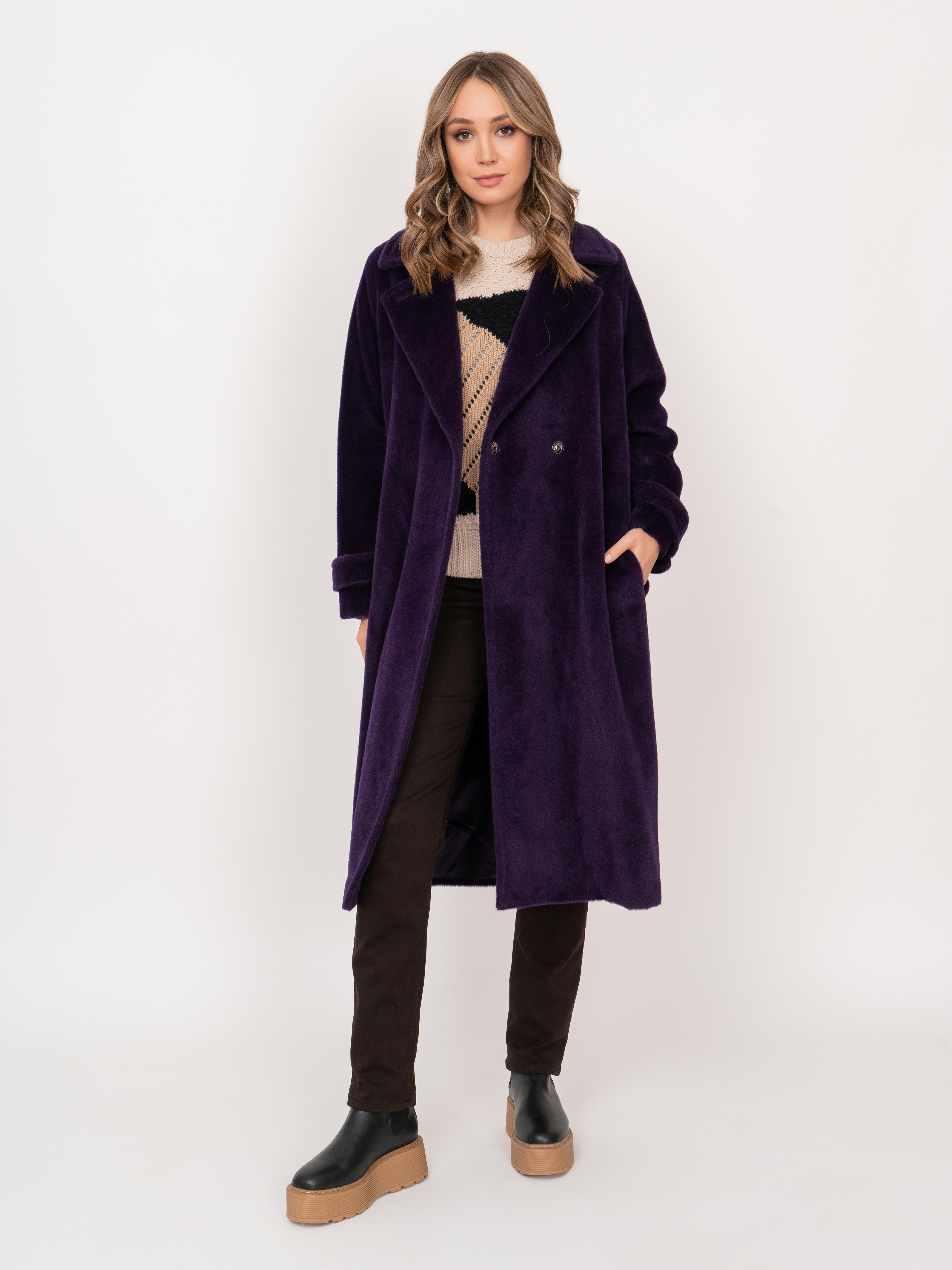 Э30160416 MALAGA/м/21-02 Пальто Marella