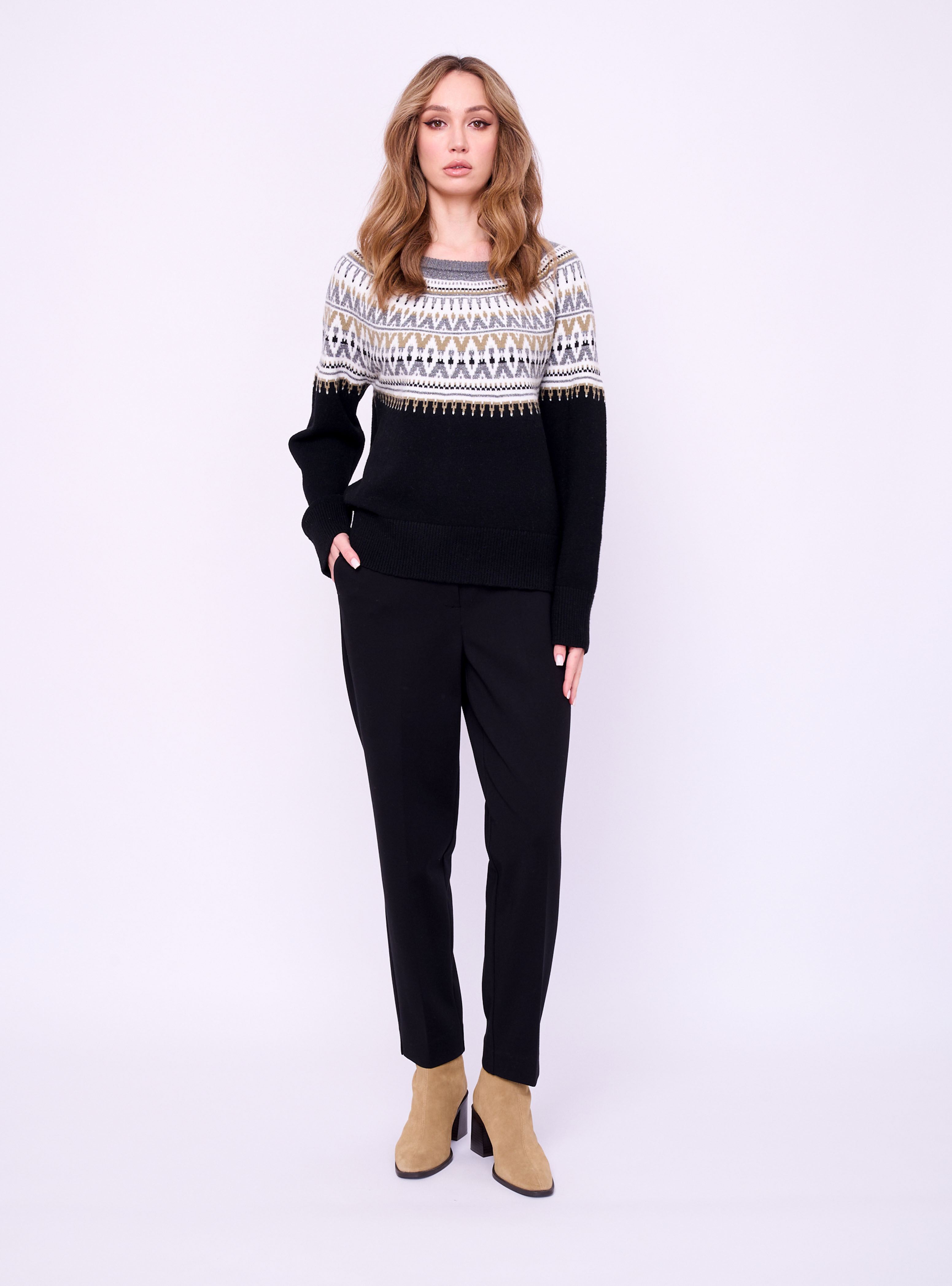 5057-227/26-02 Джемпер вязаный Franco Vello