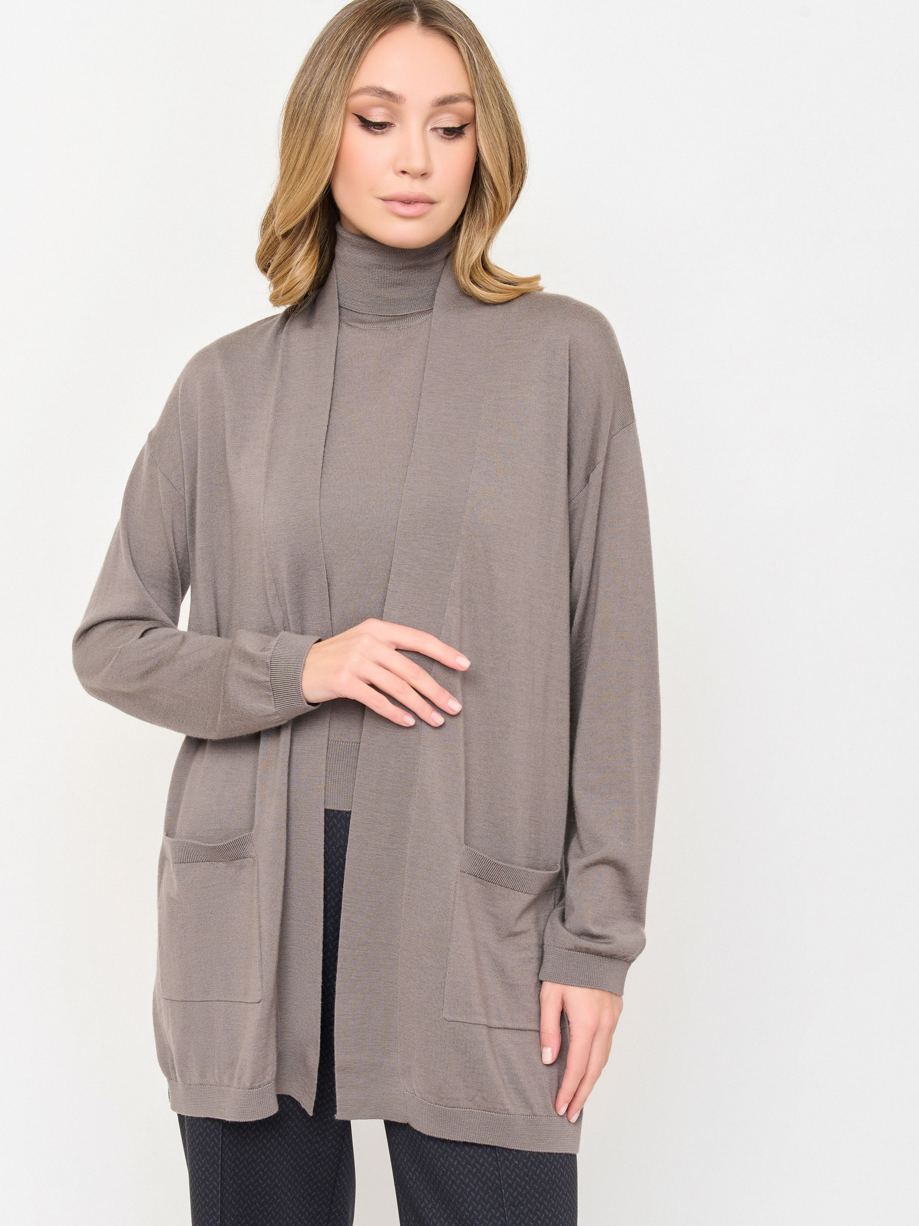 ЭQI1NT010/м/24-02 Кардиган тр.Kaos S.p.a.