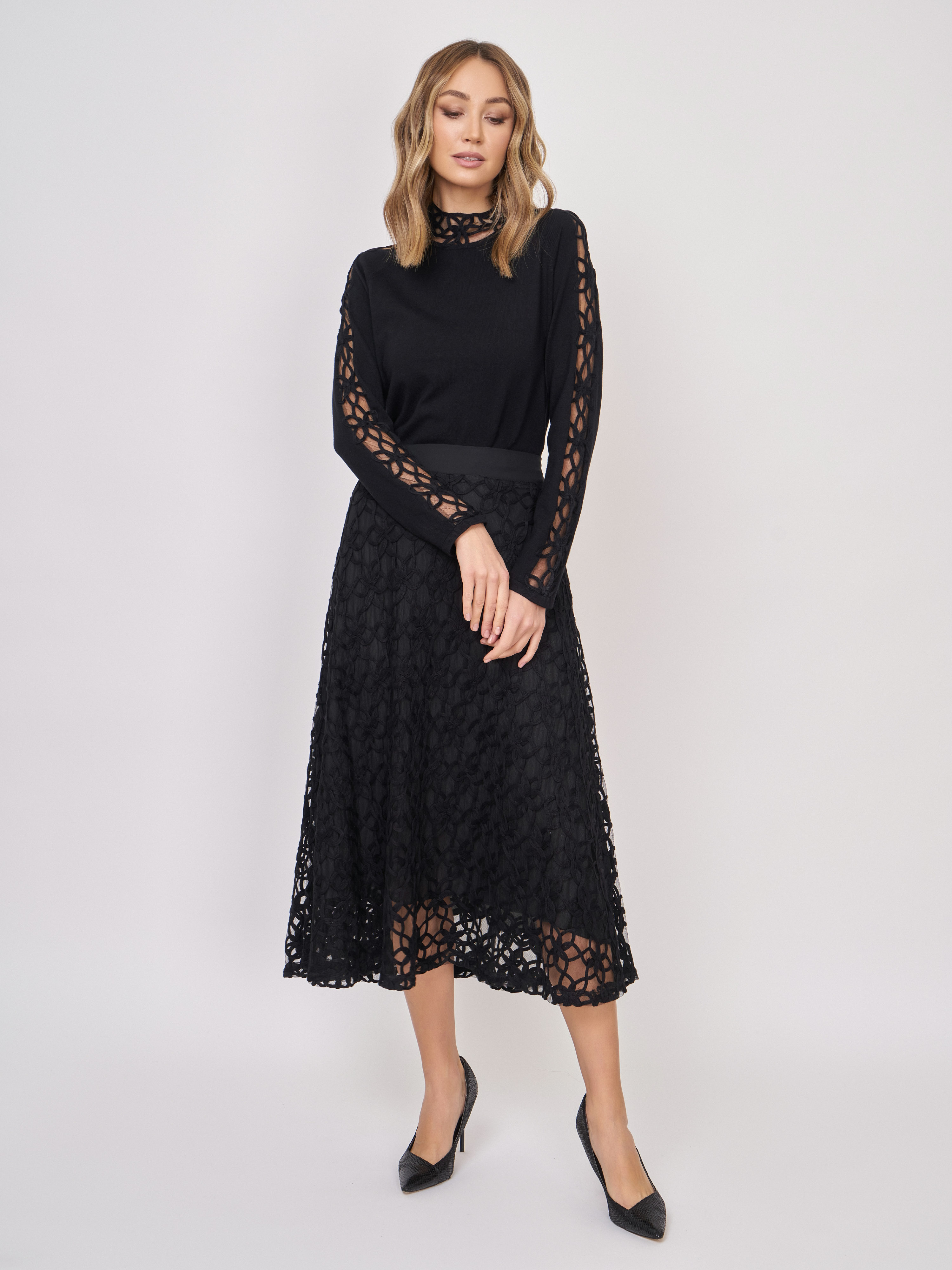 ЭAWJ183/22-02 Юбка Leo&Ugo