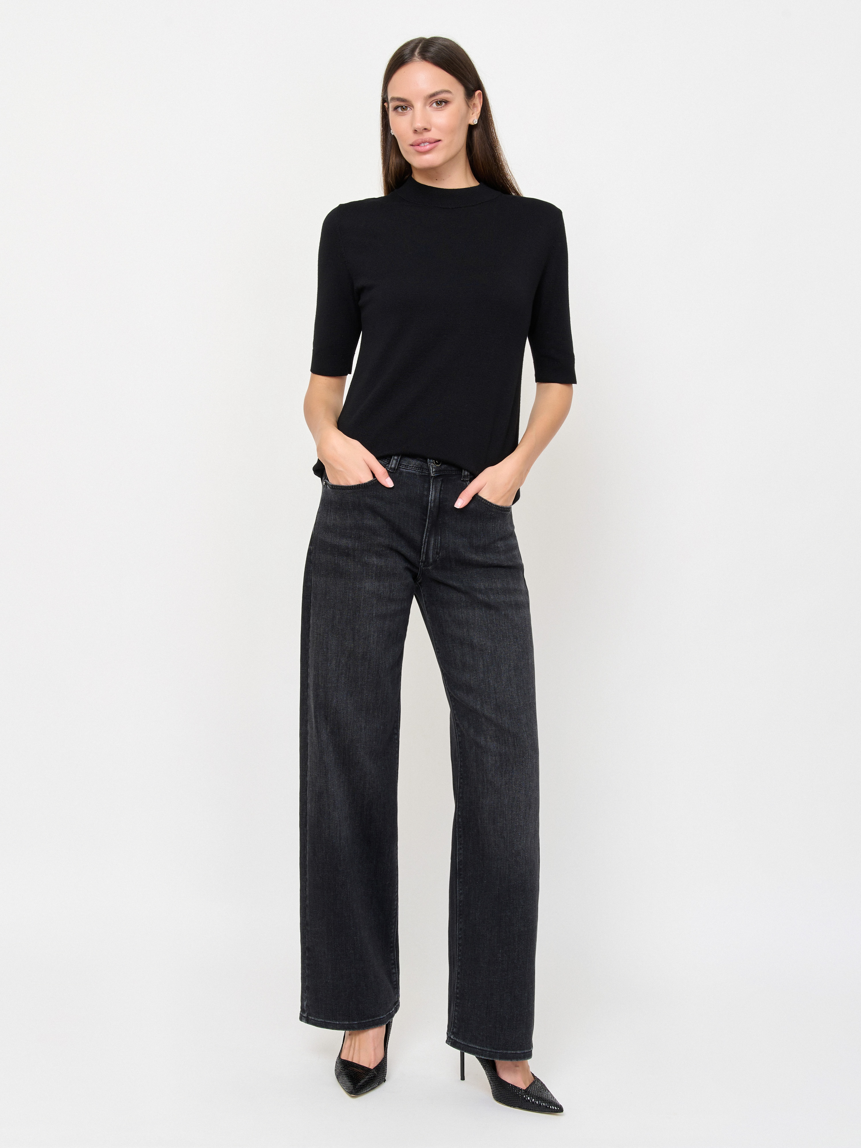 Э6524/3377/м/24-02 Брюки джинсовые Betty&Co