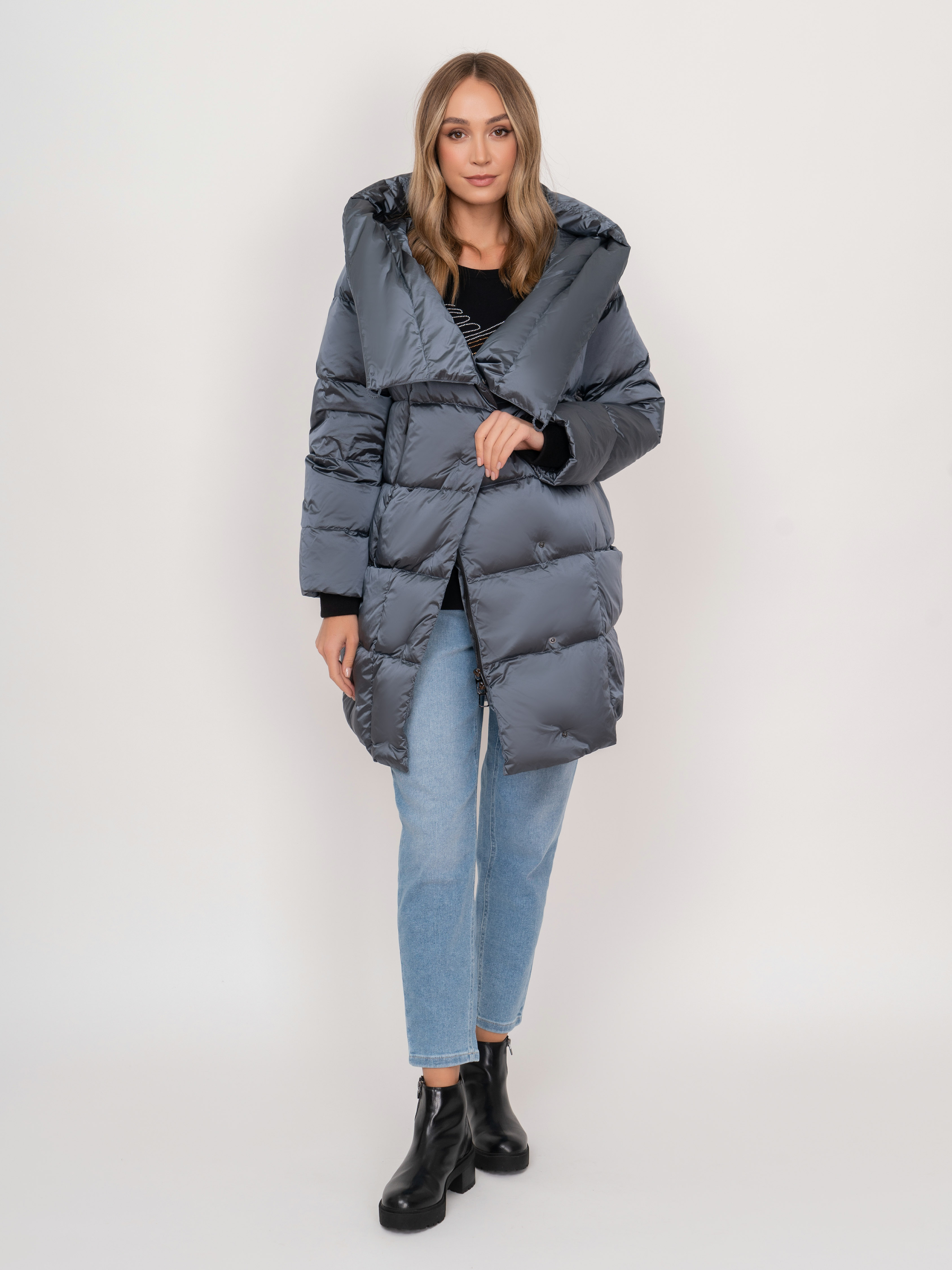 Э3281-223/м/22-02 Пальто утепленное Franco Vello