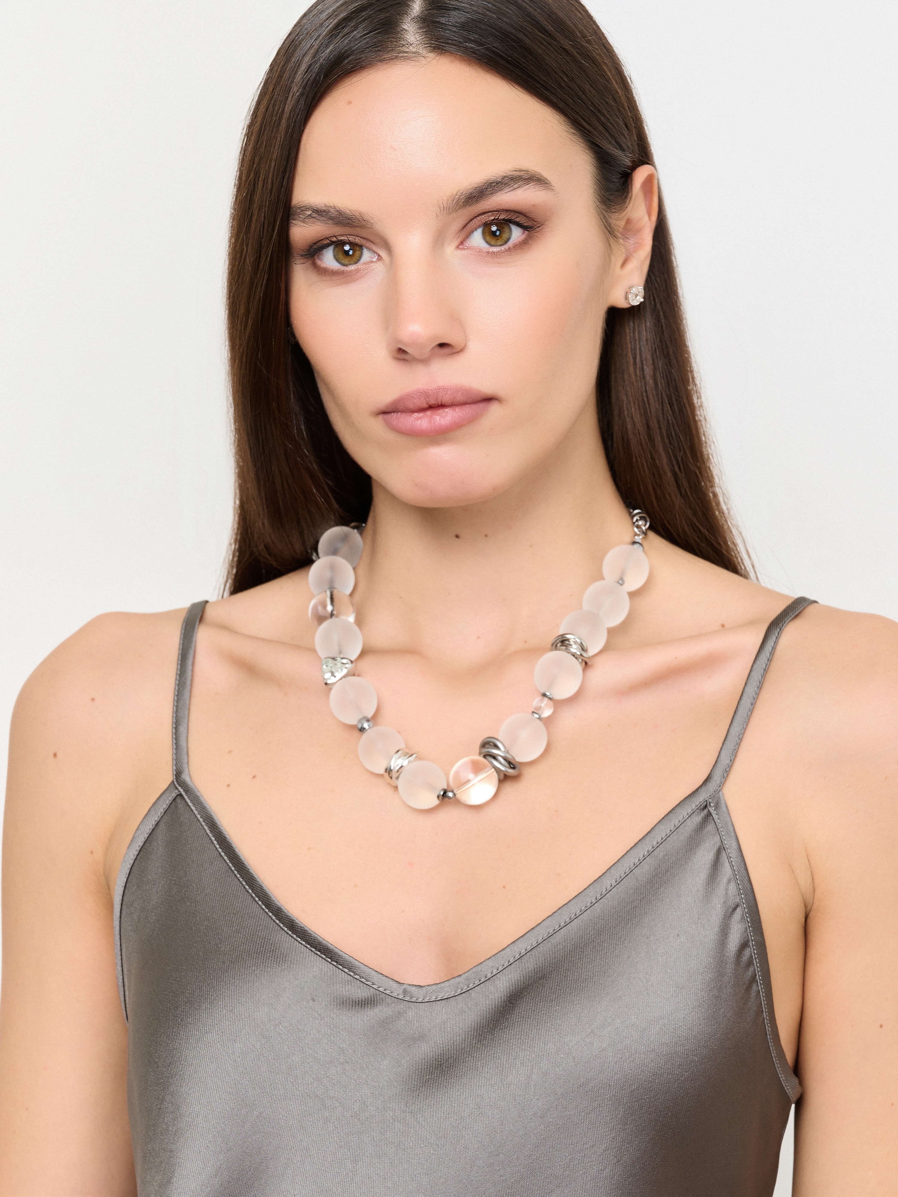 Э420286/24-02 Колье Ослепительный мир Ярославна