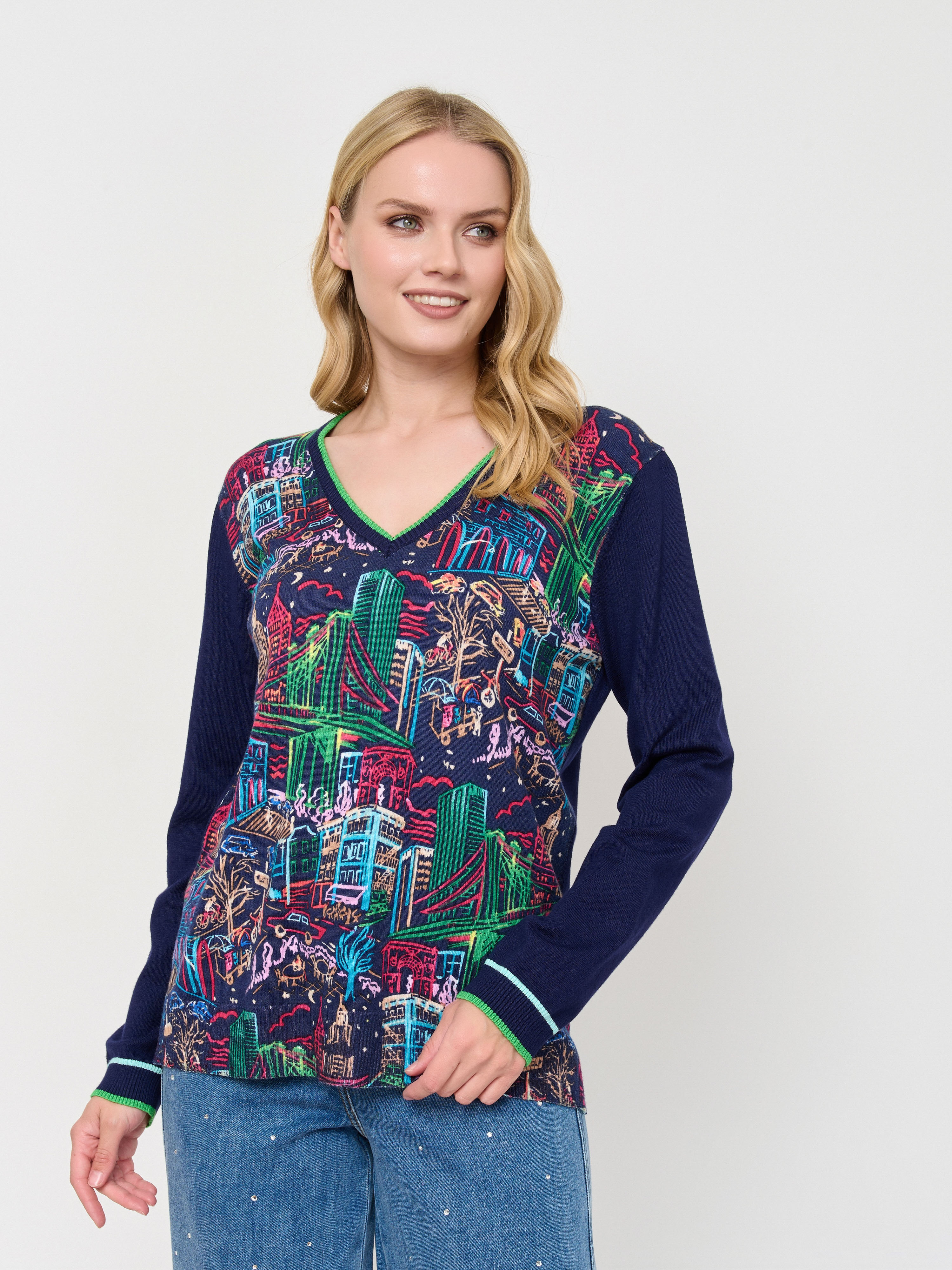 ЭDW227/м/24-02 Пуловер LEO & UGO